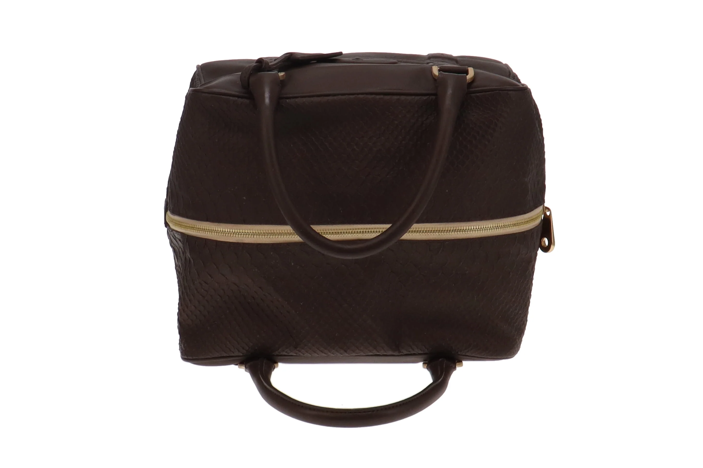Mulberry Chocolate Brown Leather Maisie Clipper Bag - Image 7