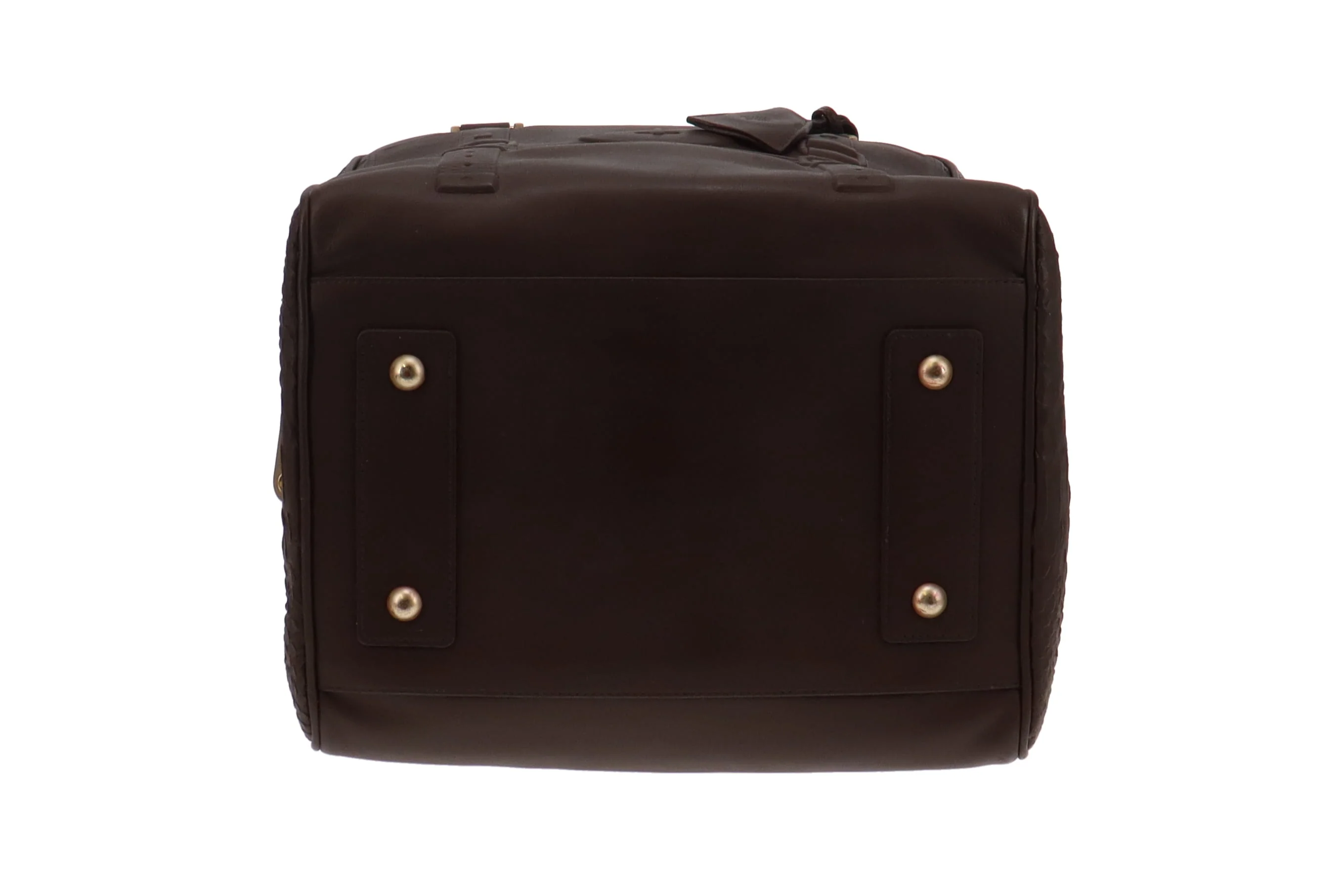 Mulberry Chocolate Brown Leather Maisie Clipper Bag - Image 8