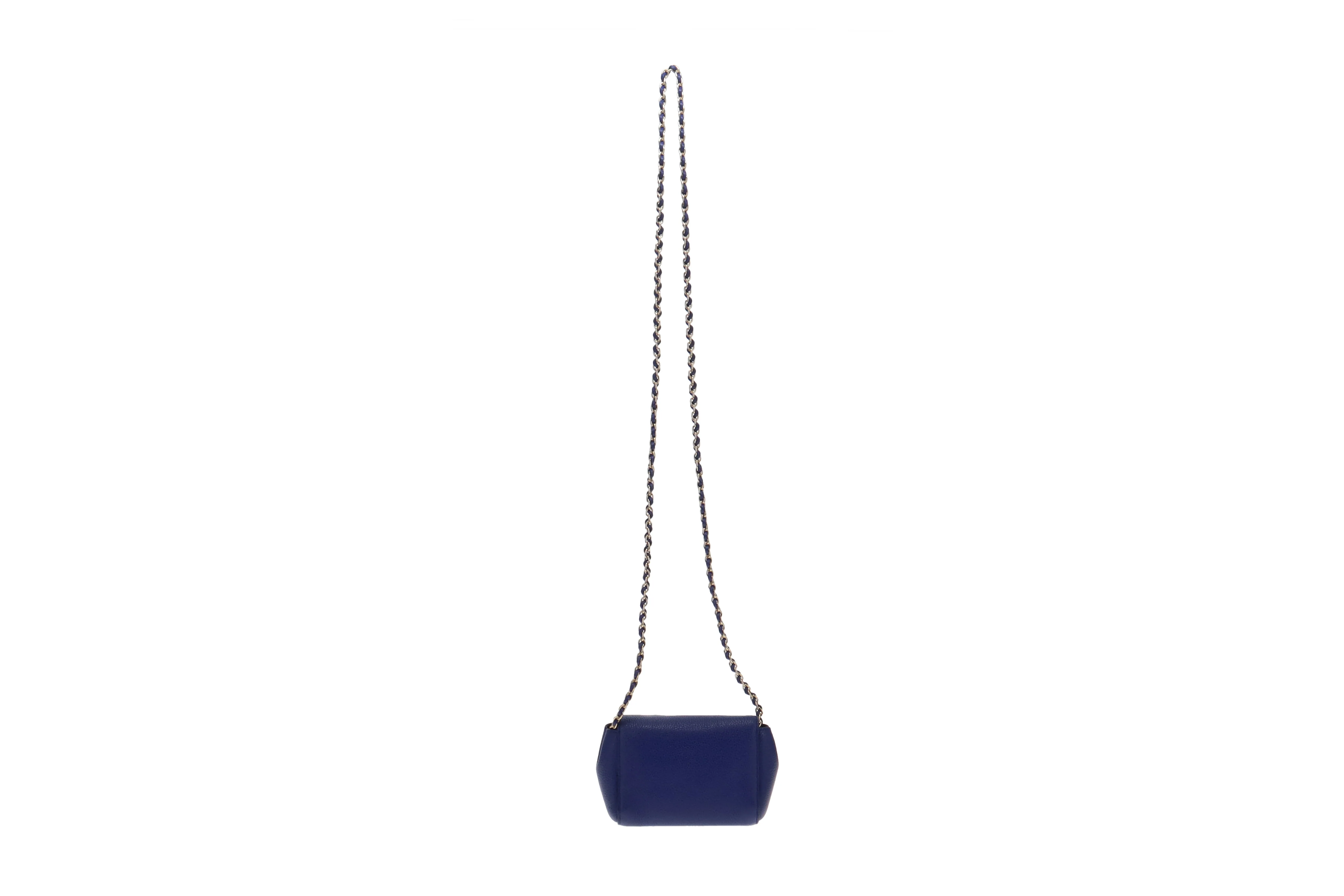 Mulberry Lily Indigo Blue Leather Mini - Image 8