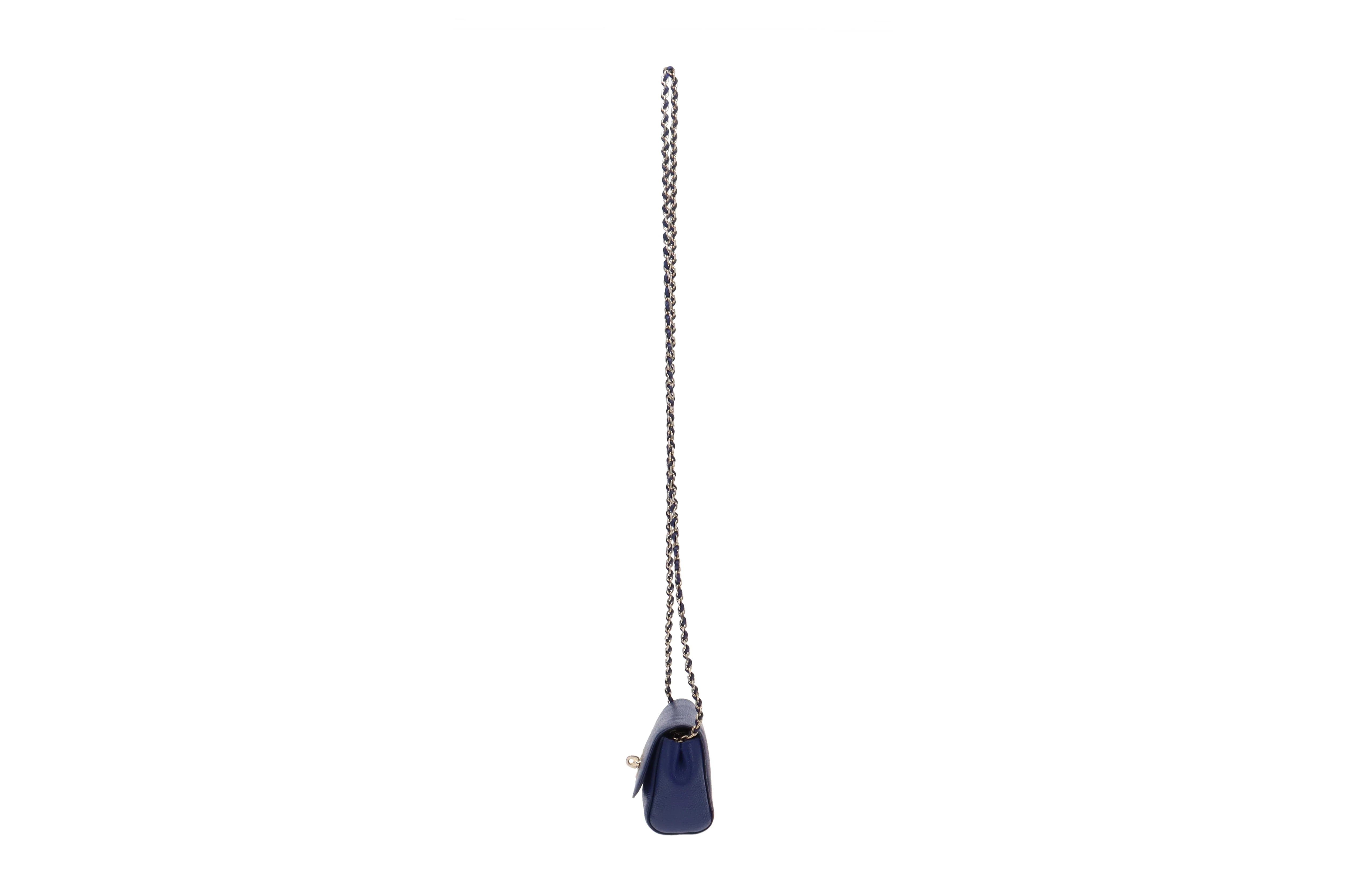 Mulberry Lily Indigo Blue Leather Mini - Image 9