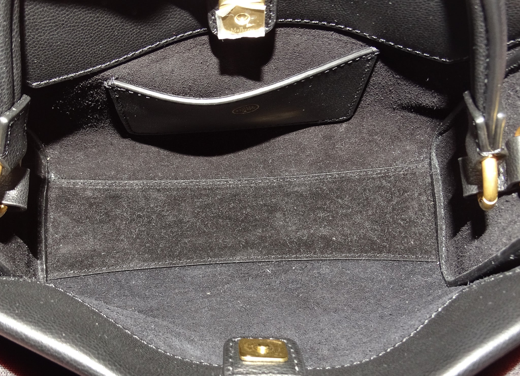 Mulberry Iris Mini In Micro Classic Grain Black - Image 12