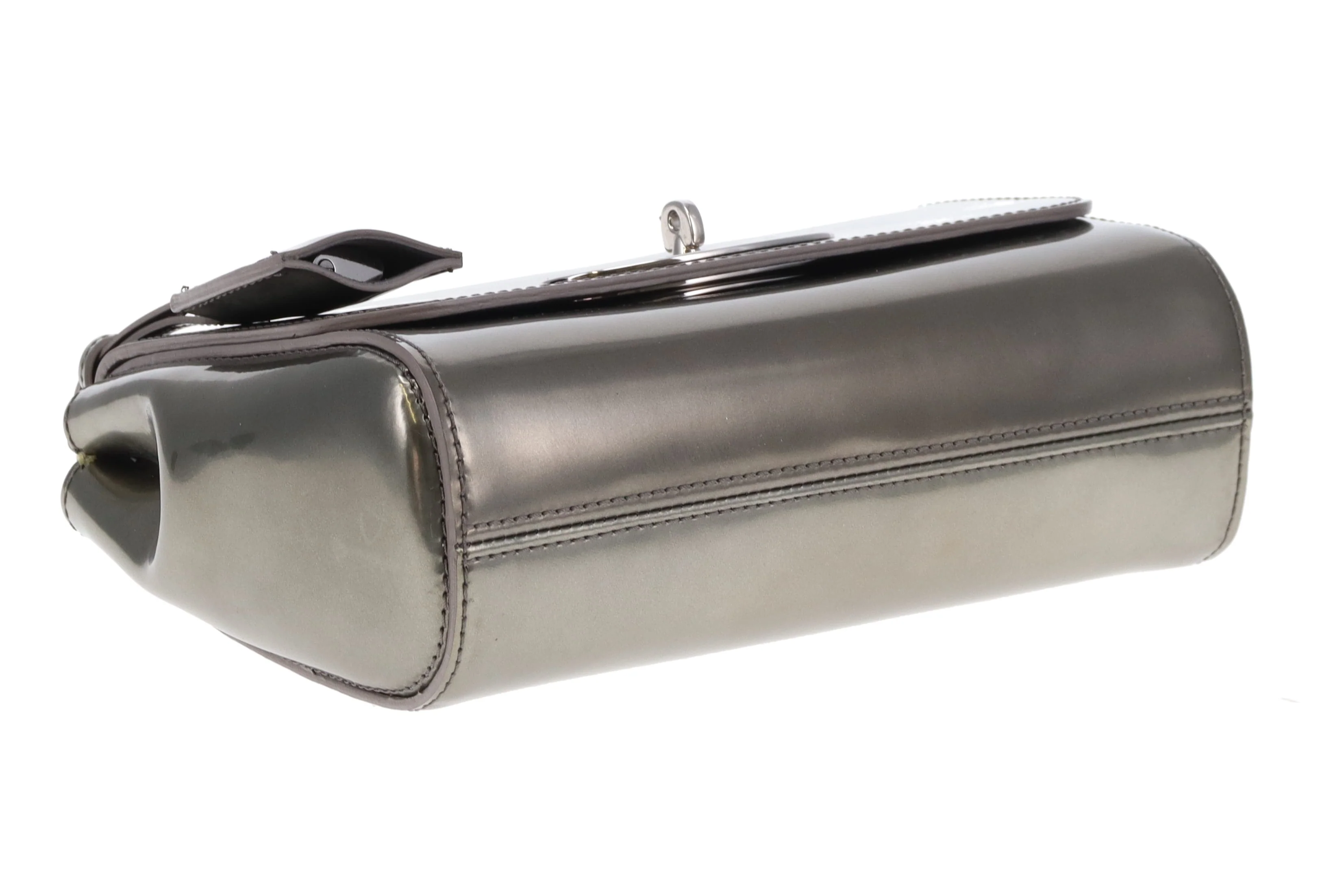 Mulberry Lily Regular Olive Metallic Patent SHW - Image 12