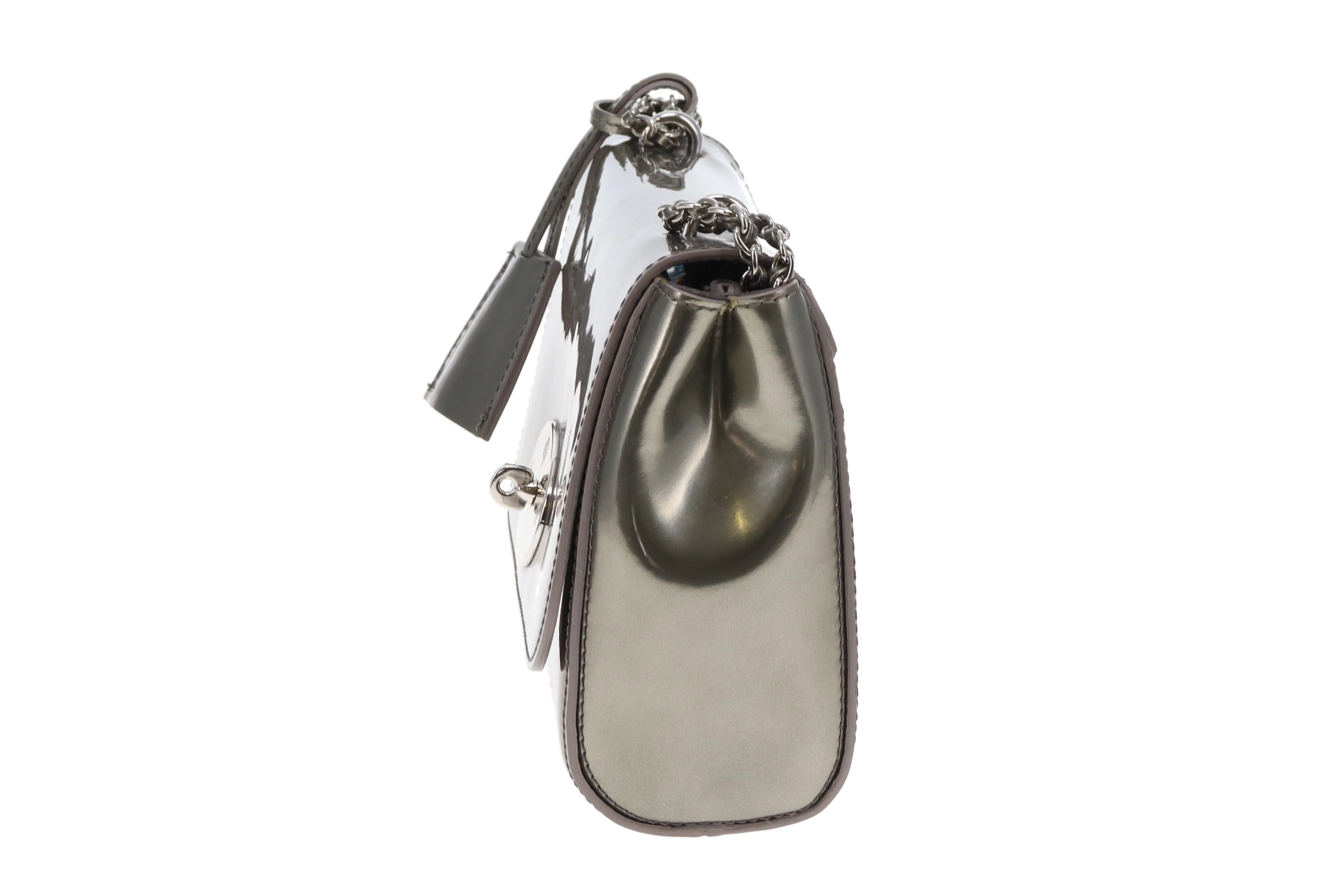 Mulberry Lily Regular Olive Metallic Patent SHW - Image 8