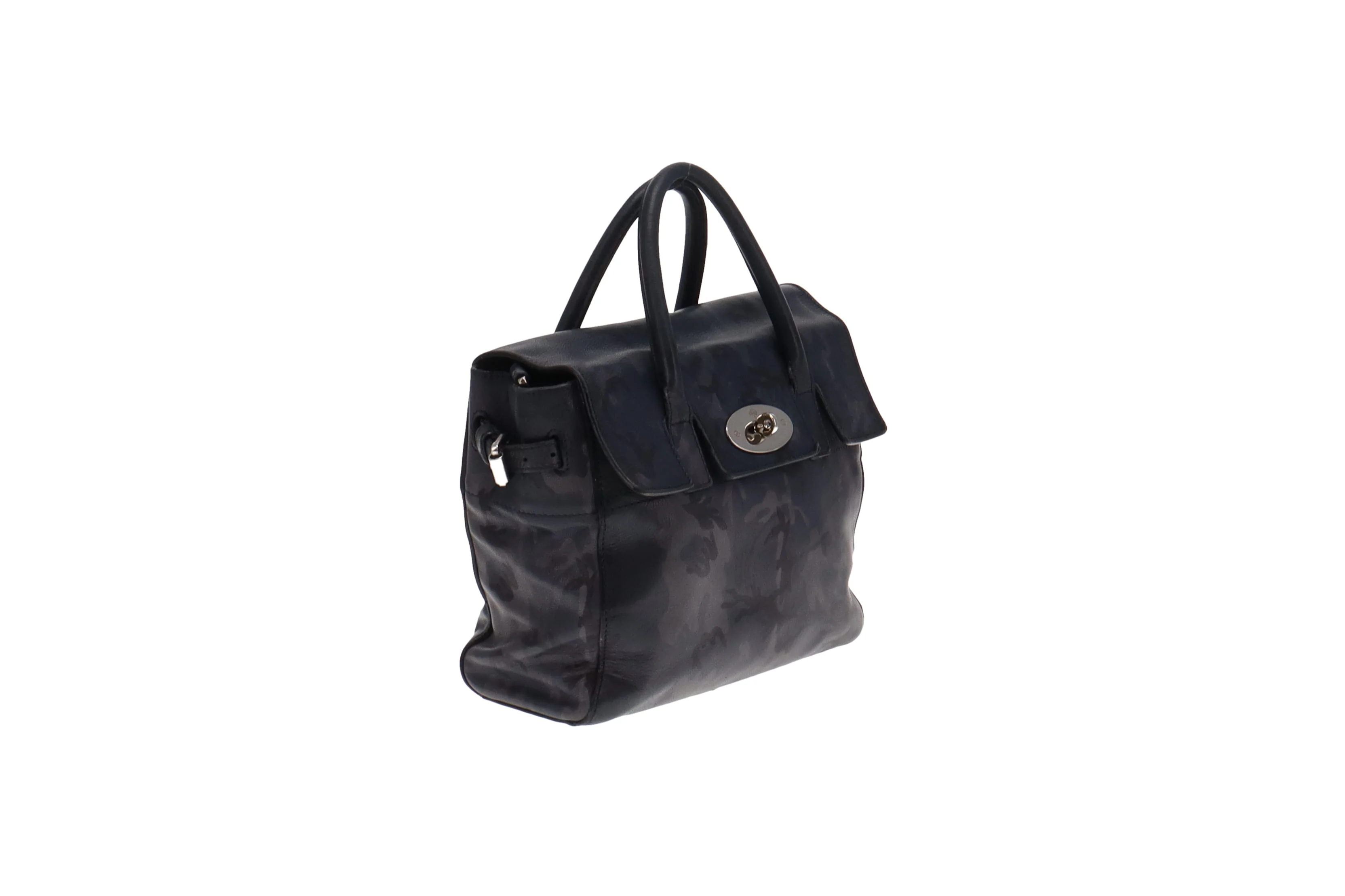 Mulberry Navy Camoflauge Leather Cara Delevigne Backpack - Image 3