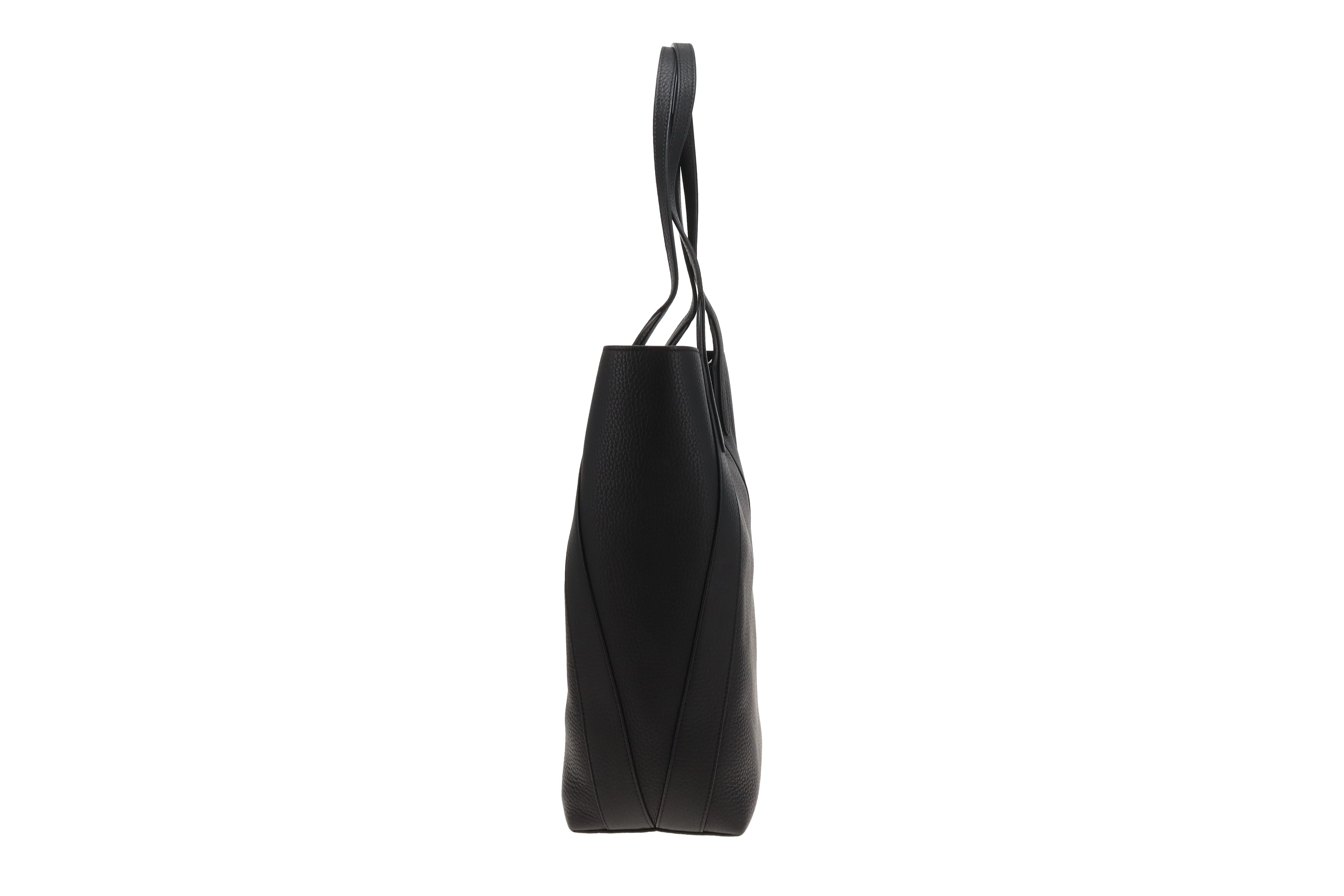 Mulberry North South Bayswater Tote Black Heavy Grain GHW - Image 4