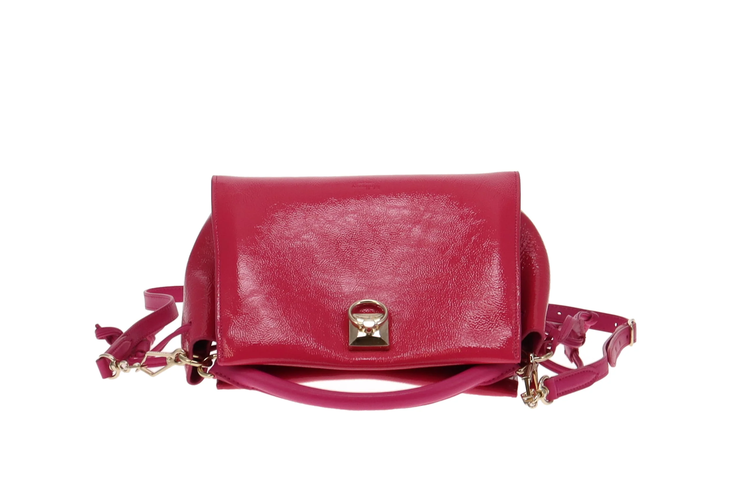 Mulberry Small Iris Spongy Patent Mulberry Pink - Image 8