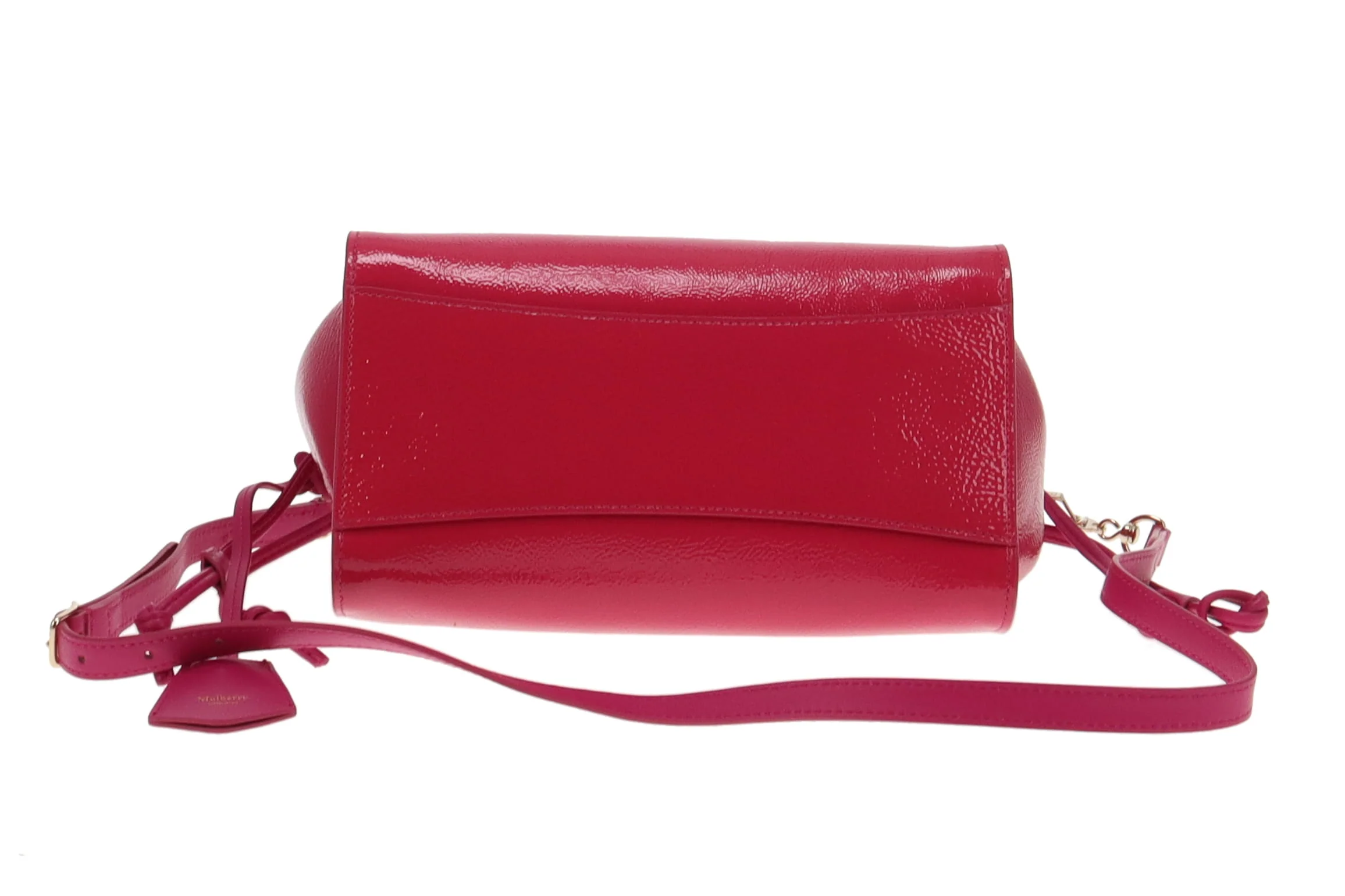 Mulberry Small Iris Spongy Patent Mulberry Pink - Image 9
