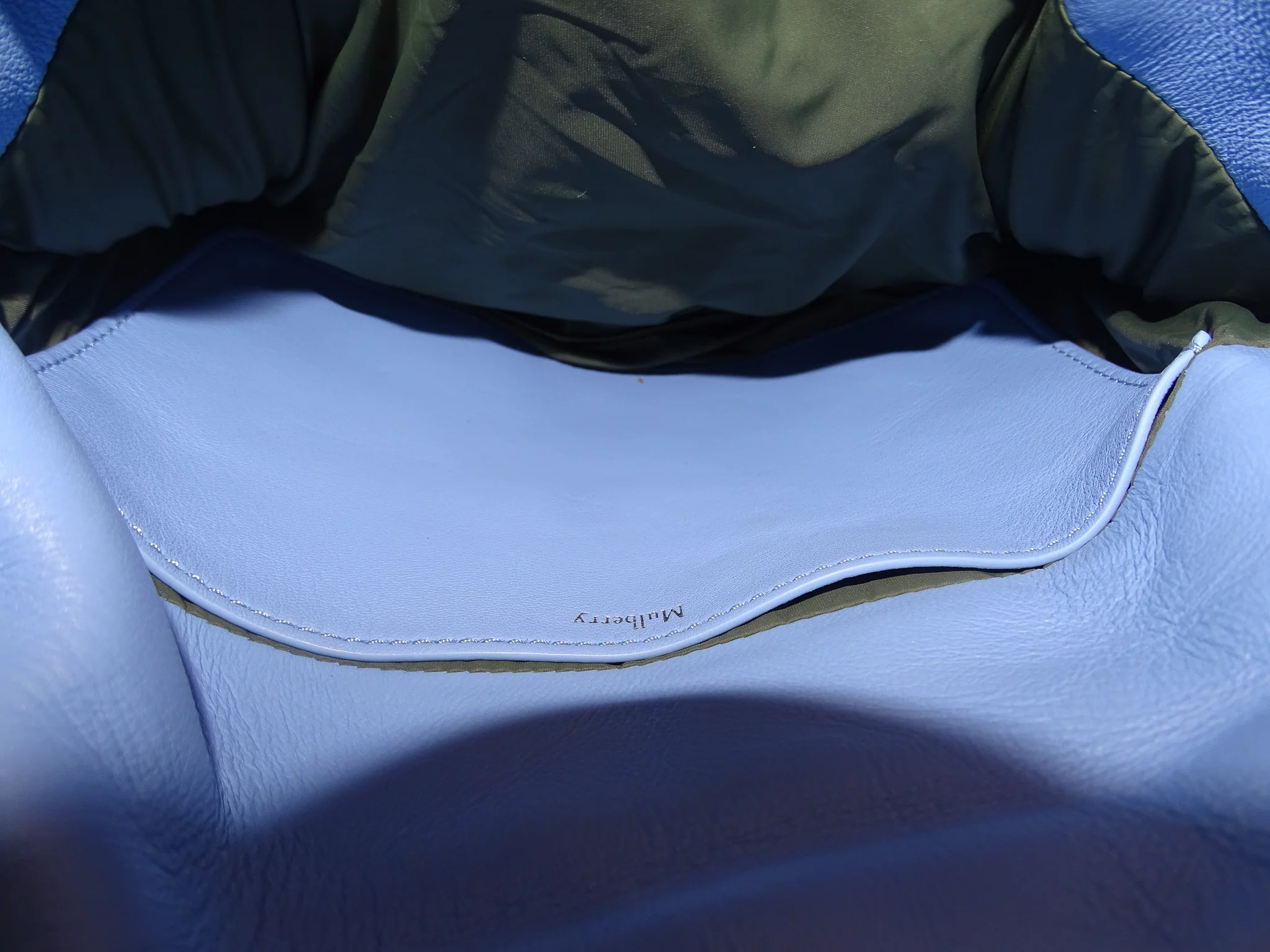 Mulberry Softie Bag Cornflower Blue Nappa - Image 15