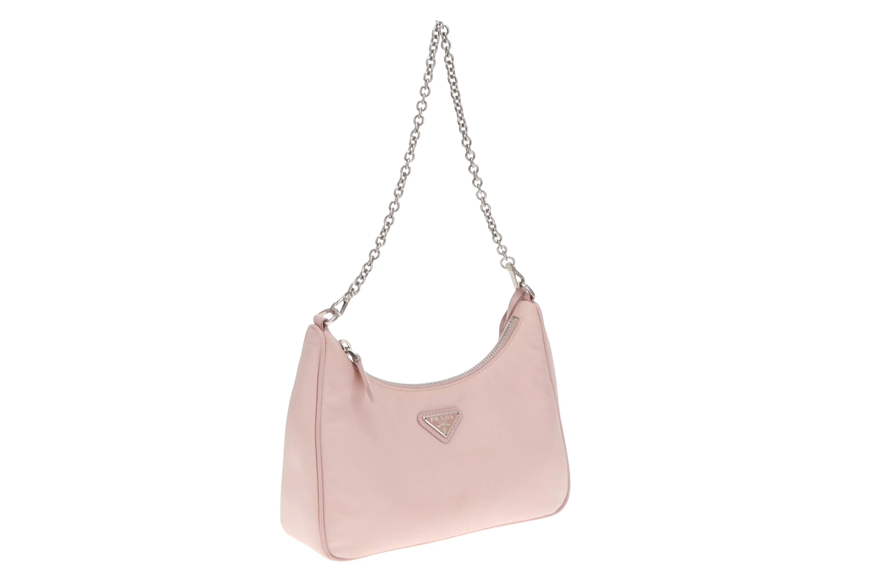 Prada Re-Edition Alabaster Pink 2005 Re-Nylon Bag - Image 4