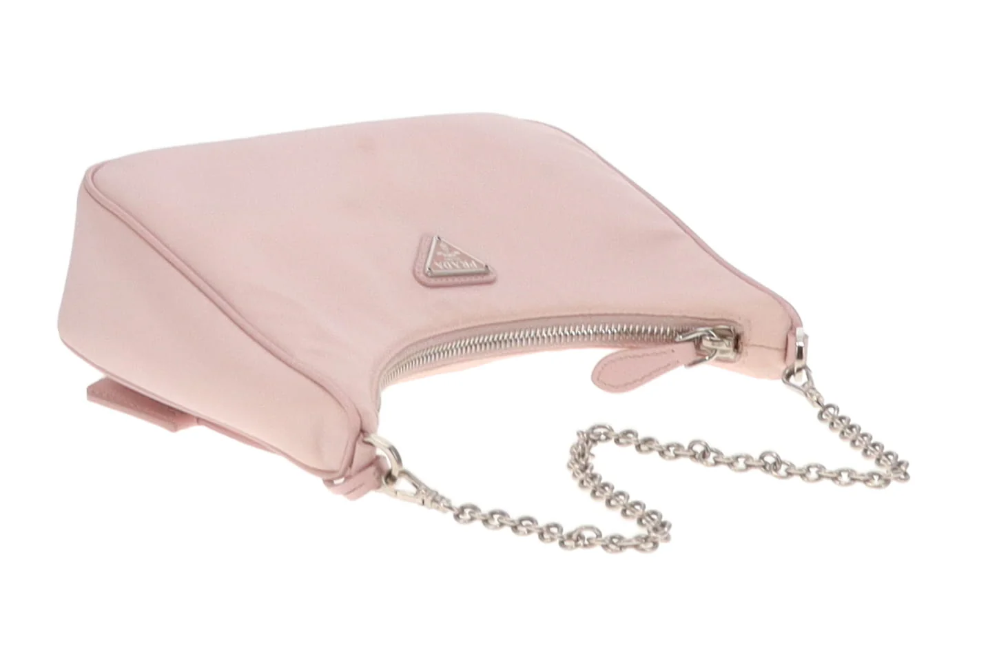 Prada Re-Edition Alabaster Pink 2005 Re-Nylon Bag - Image 9