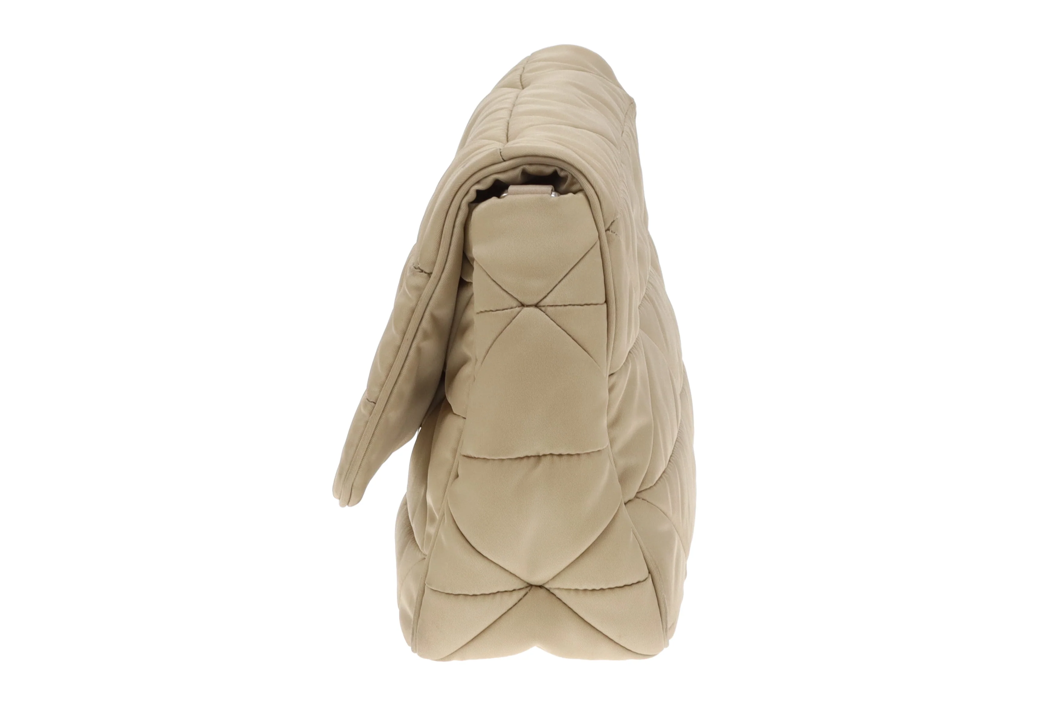 Prada Re-Edition Beige Quilted ReNylon Flap Bag - Image 8