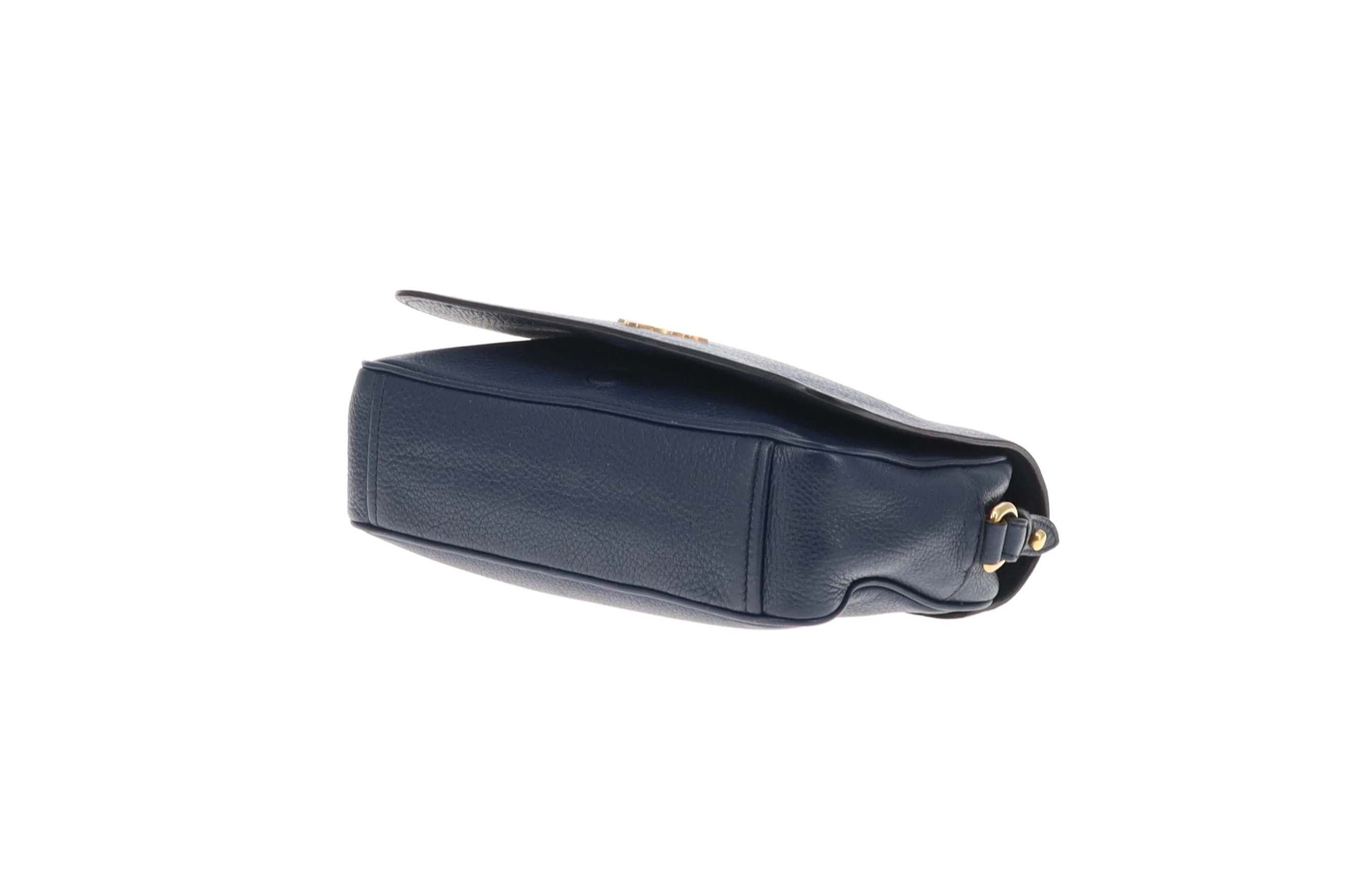 Prada Flap Crossbody Navy GHW - Image 11