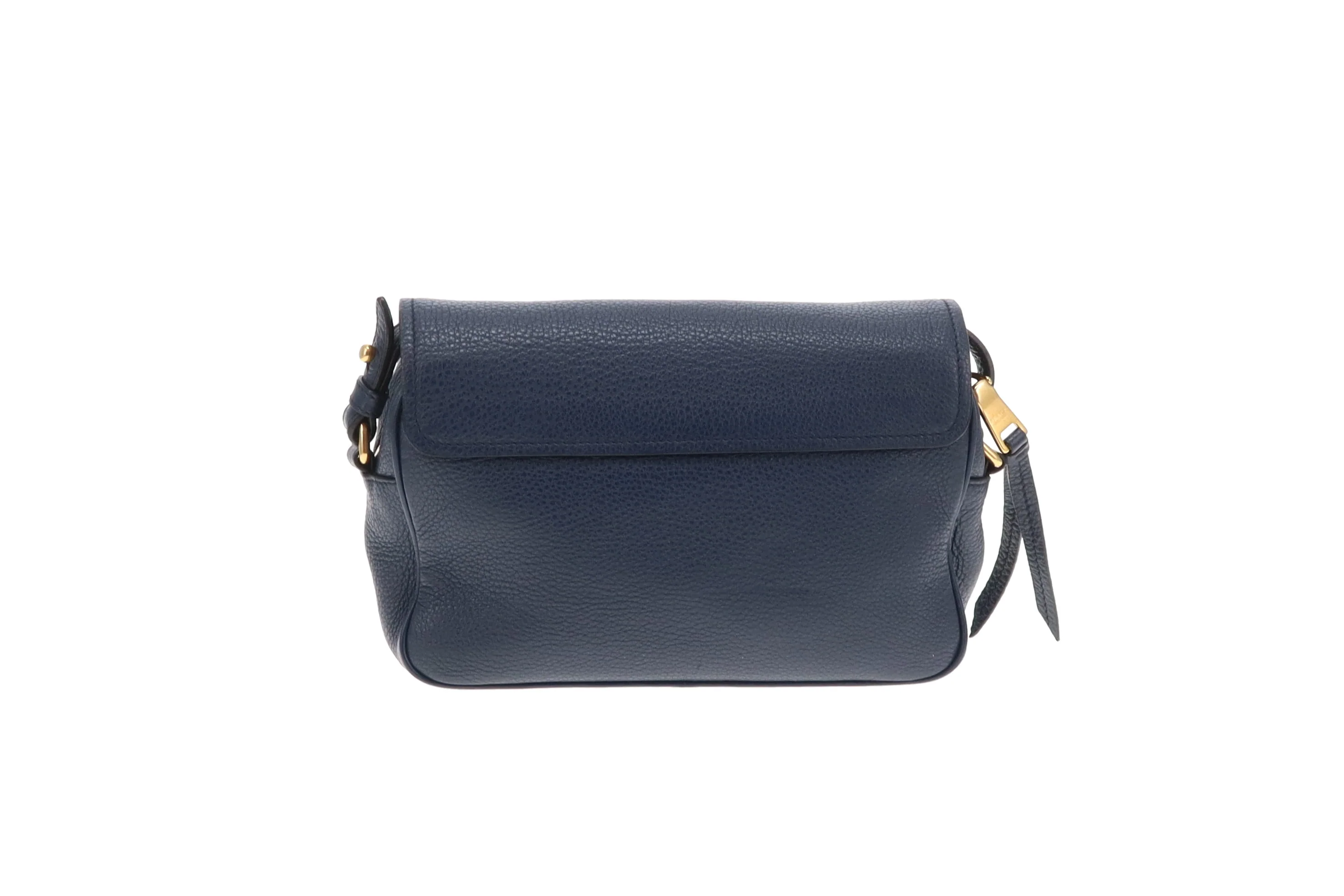 Prada Flap Crossbody Navy GHW - Image 7