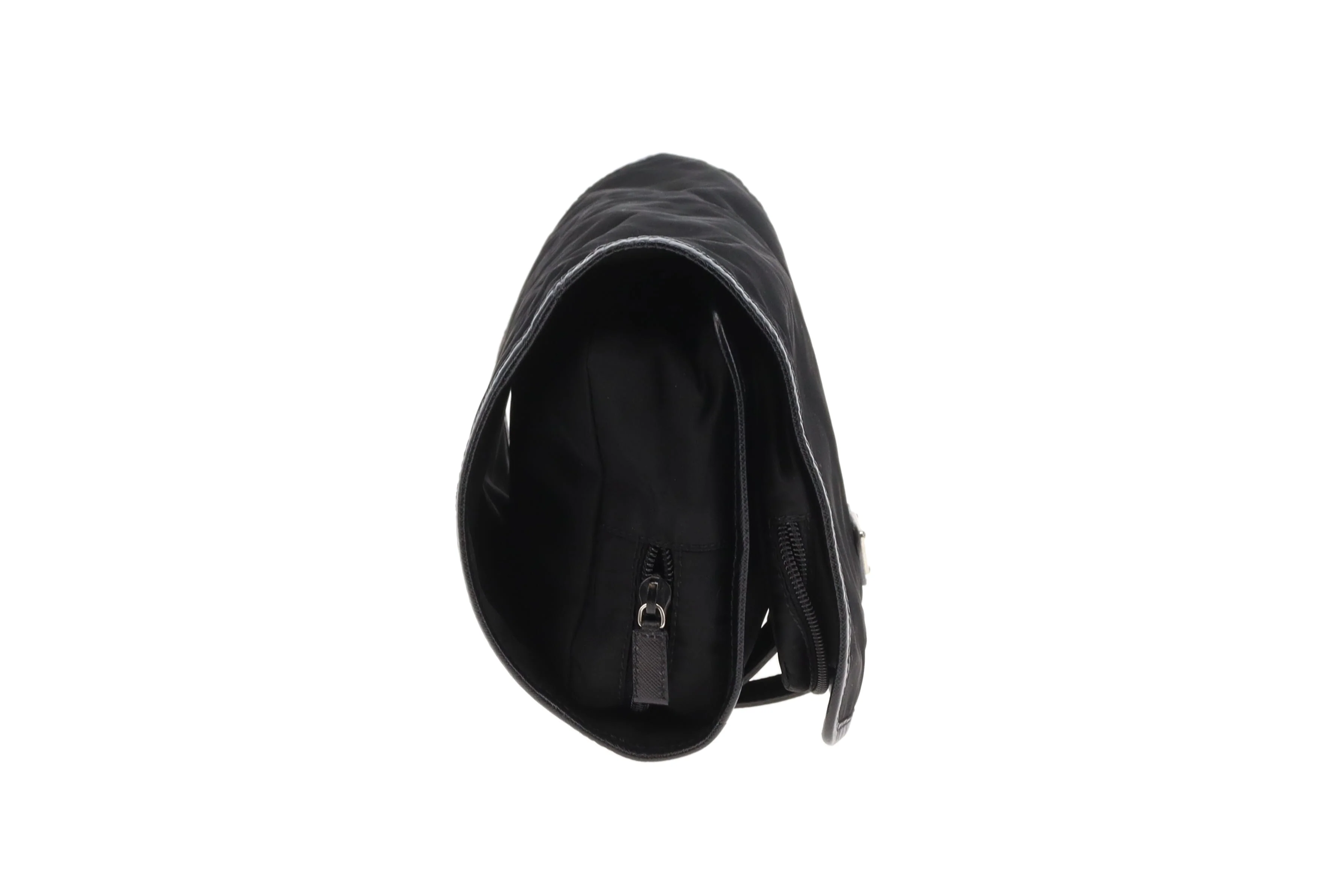Prada Fold Out Wash Bag Black Nylon - Image 4