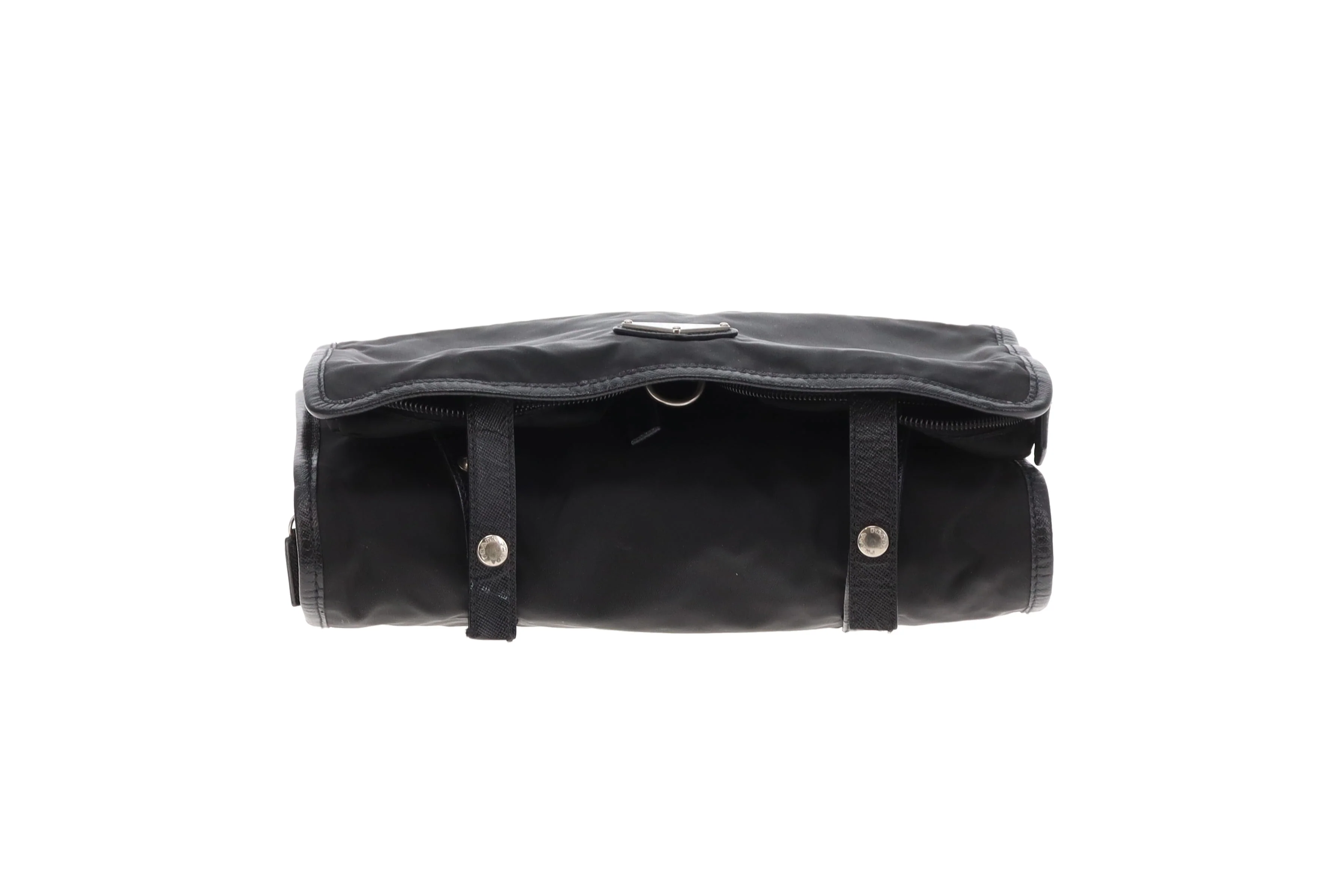 Prada Fold Out Wash Bag Black Nylon - Image 7