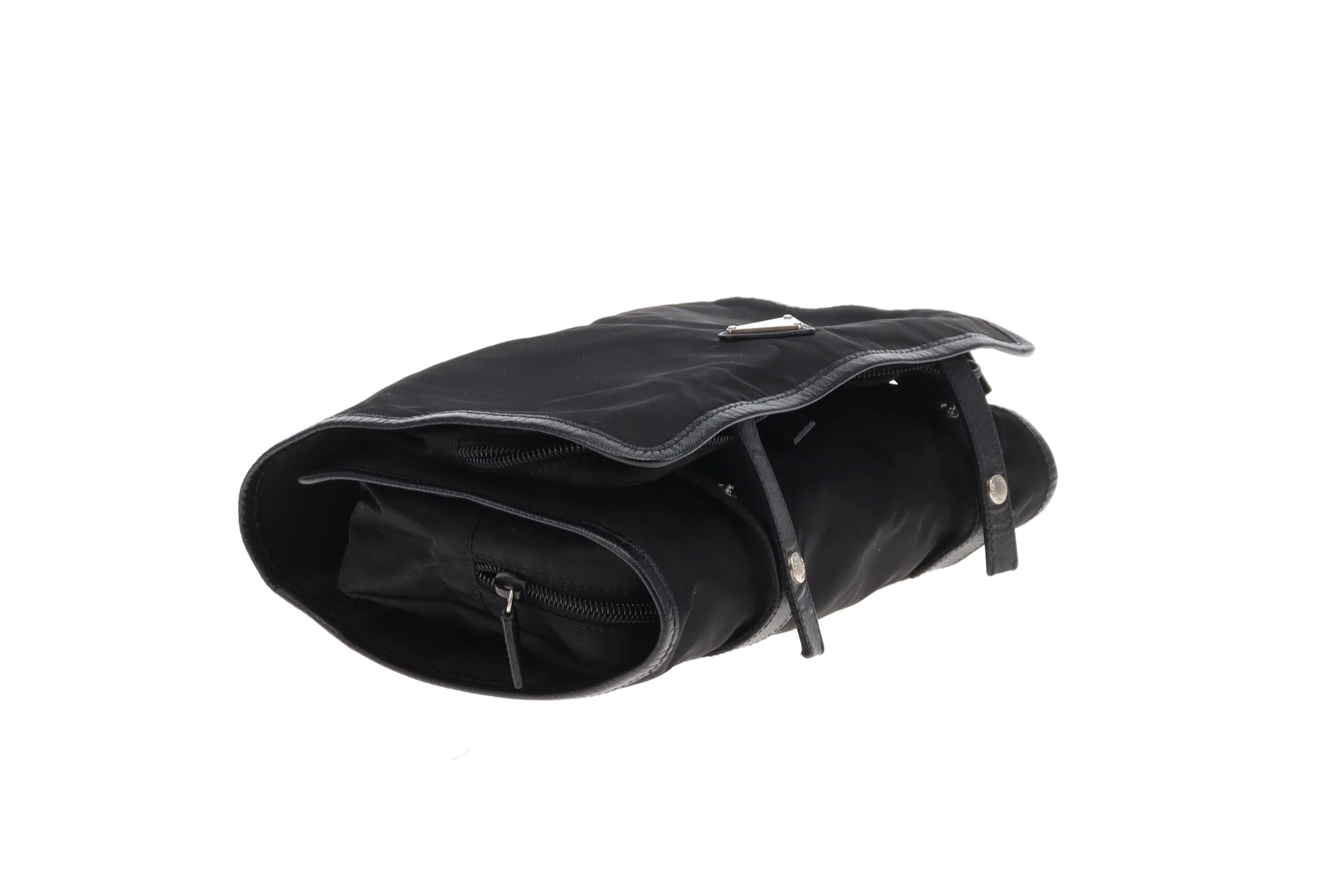 Prada Fold Out Wash Bag Black Nylon - Image 8