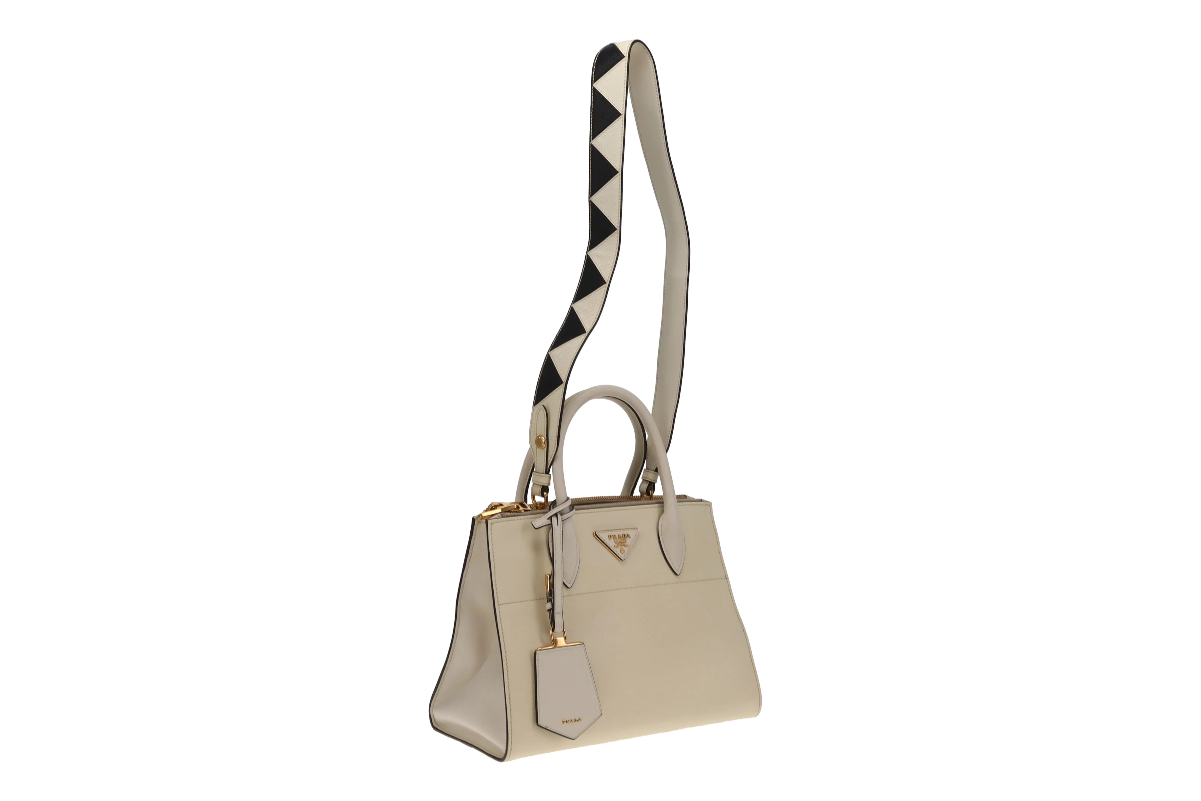 Prada Paradigme City Calfskin Greche  Tote - Image 5