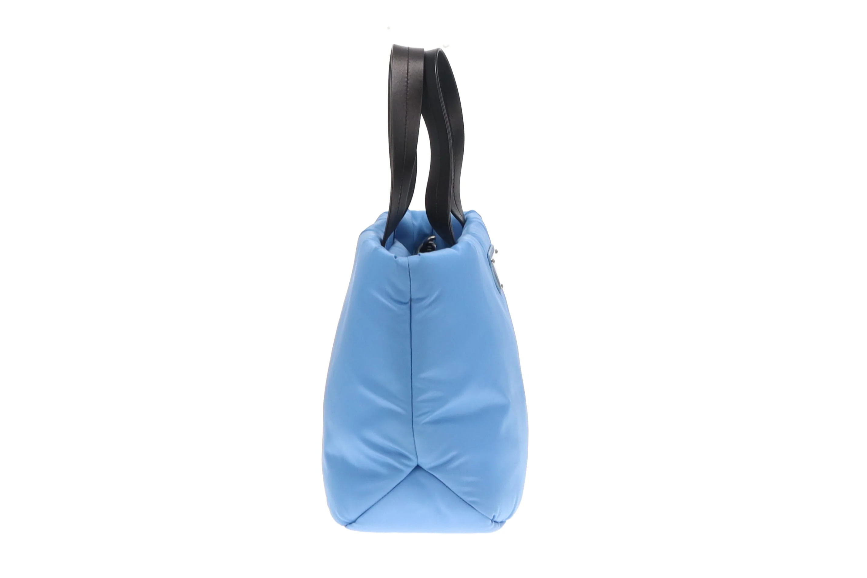 Prada Puffer Tote Small Blue Nylon - Image 5