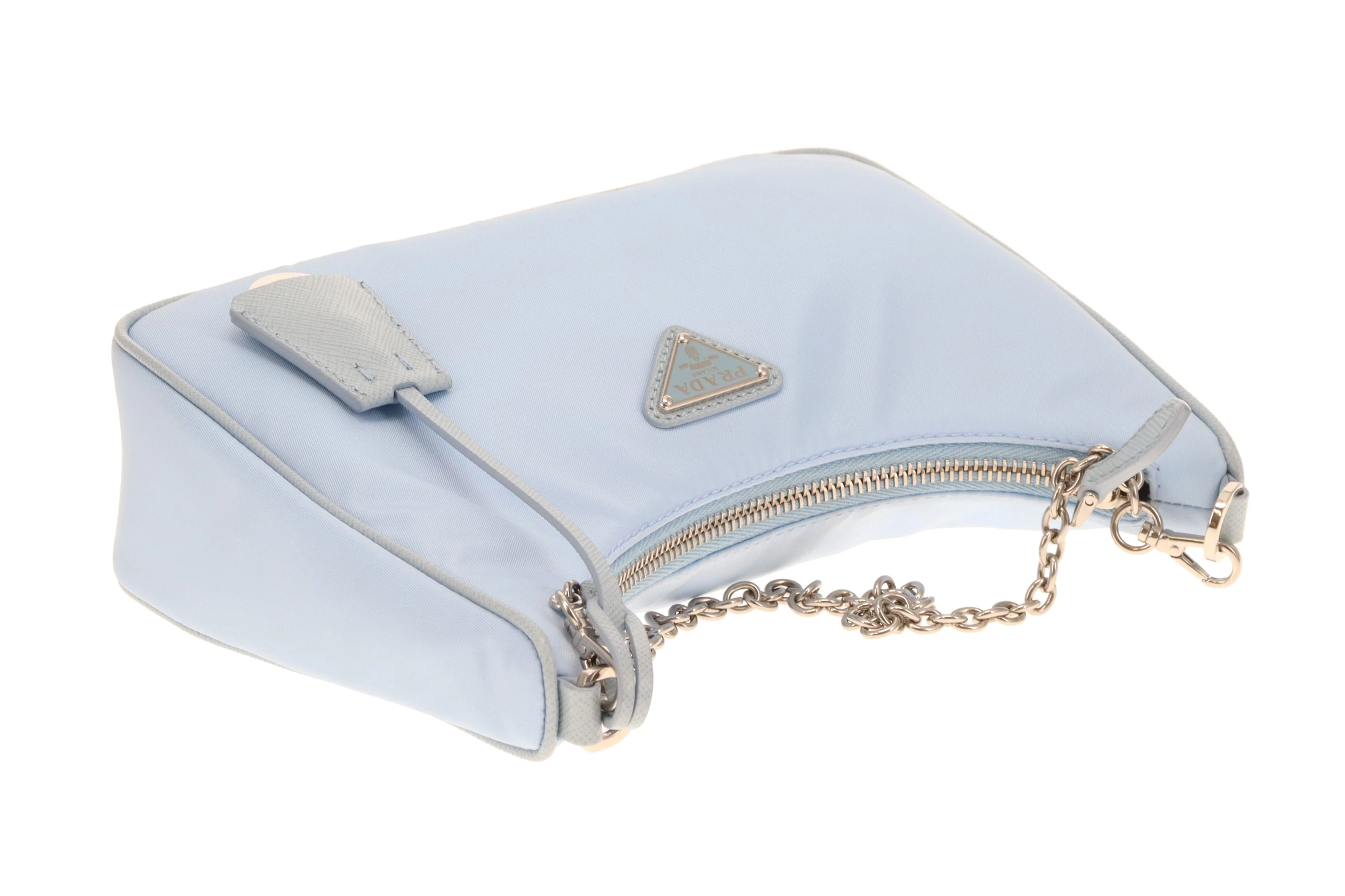 Prada Re-Edition 2005 Blue Nylon Crossbody Bag - Image 10