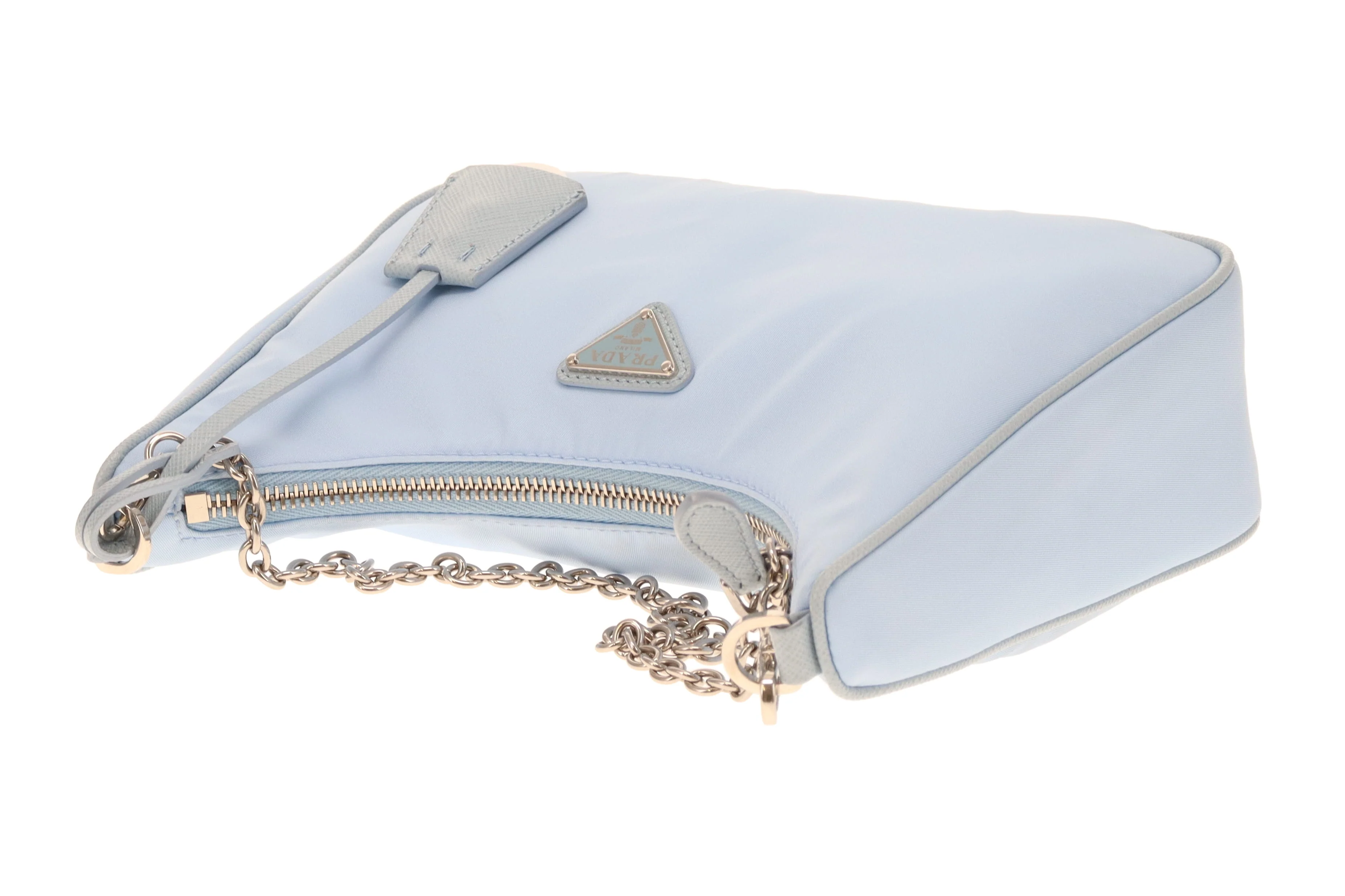Prada Re-Edition 2005 Blue Nylon Crossbody Bag - Image 13