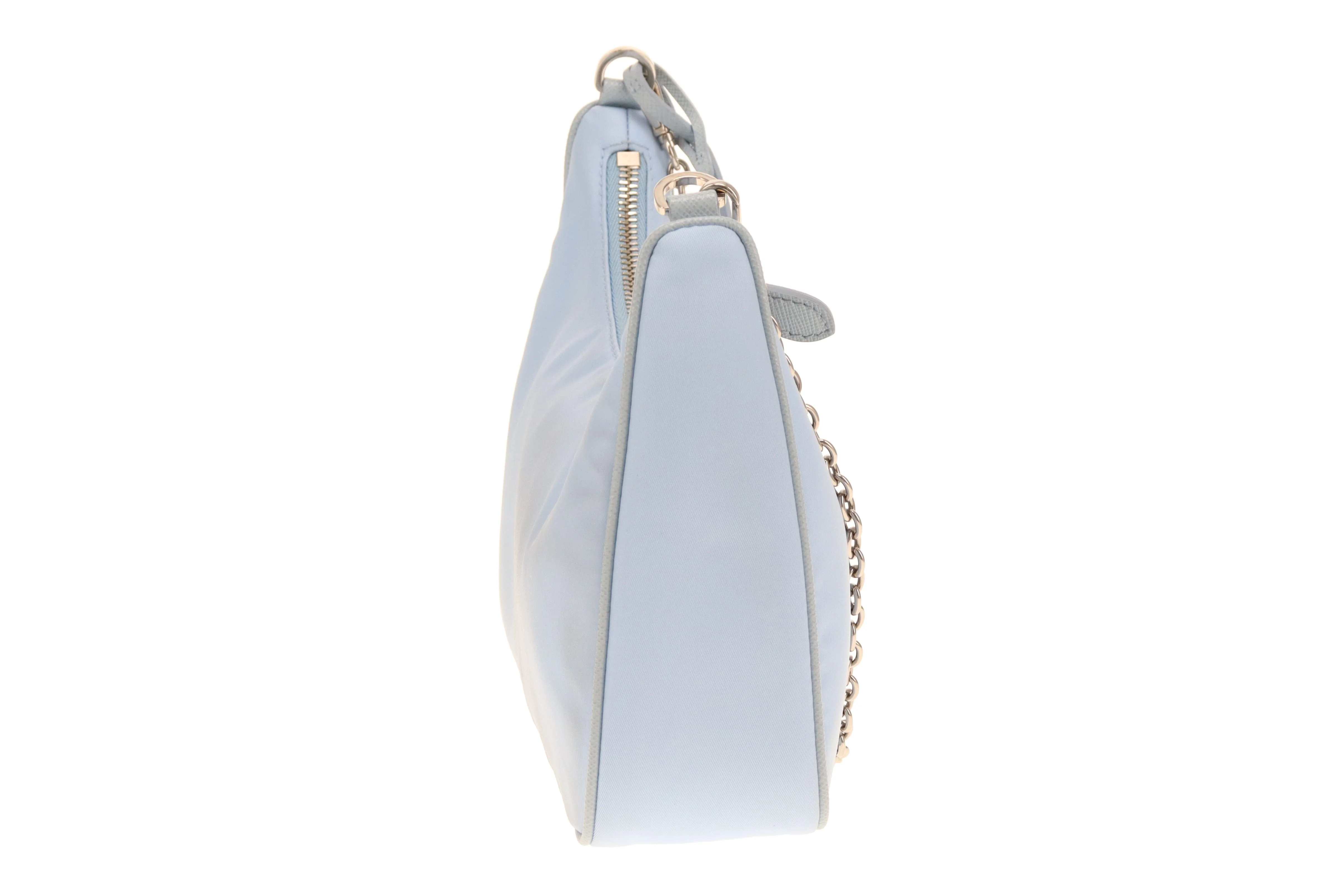 Prada Re-Edition 2005 Blue Nylon Crossbody Bag - Image 6