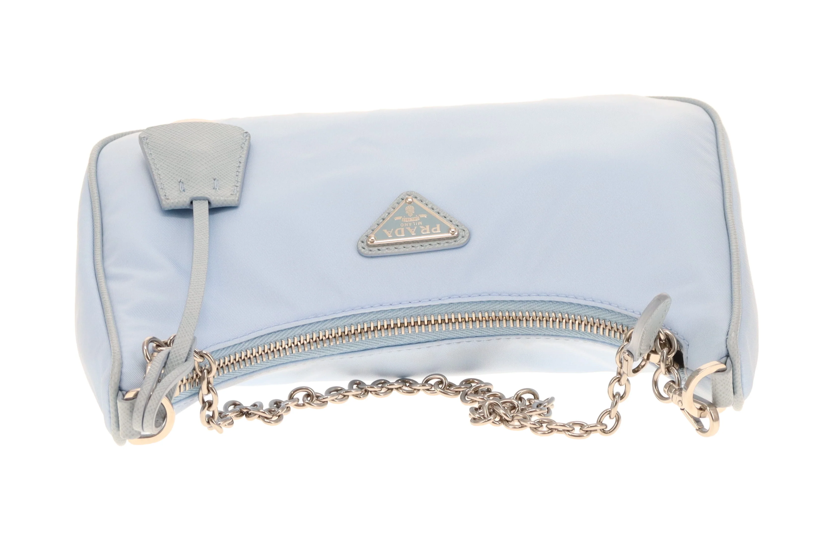 Prada Re-Edition 2005 Blue Nylon Crossbody Bag - Image 9