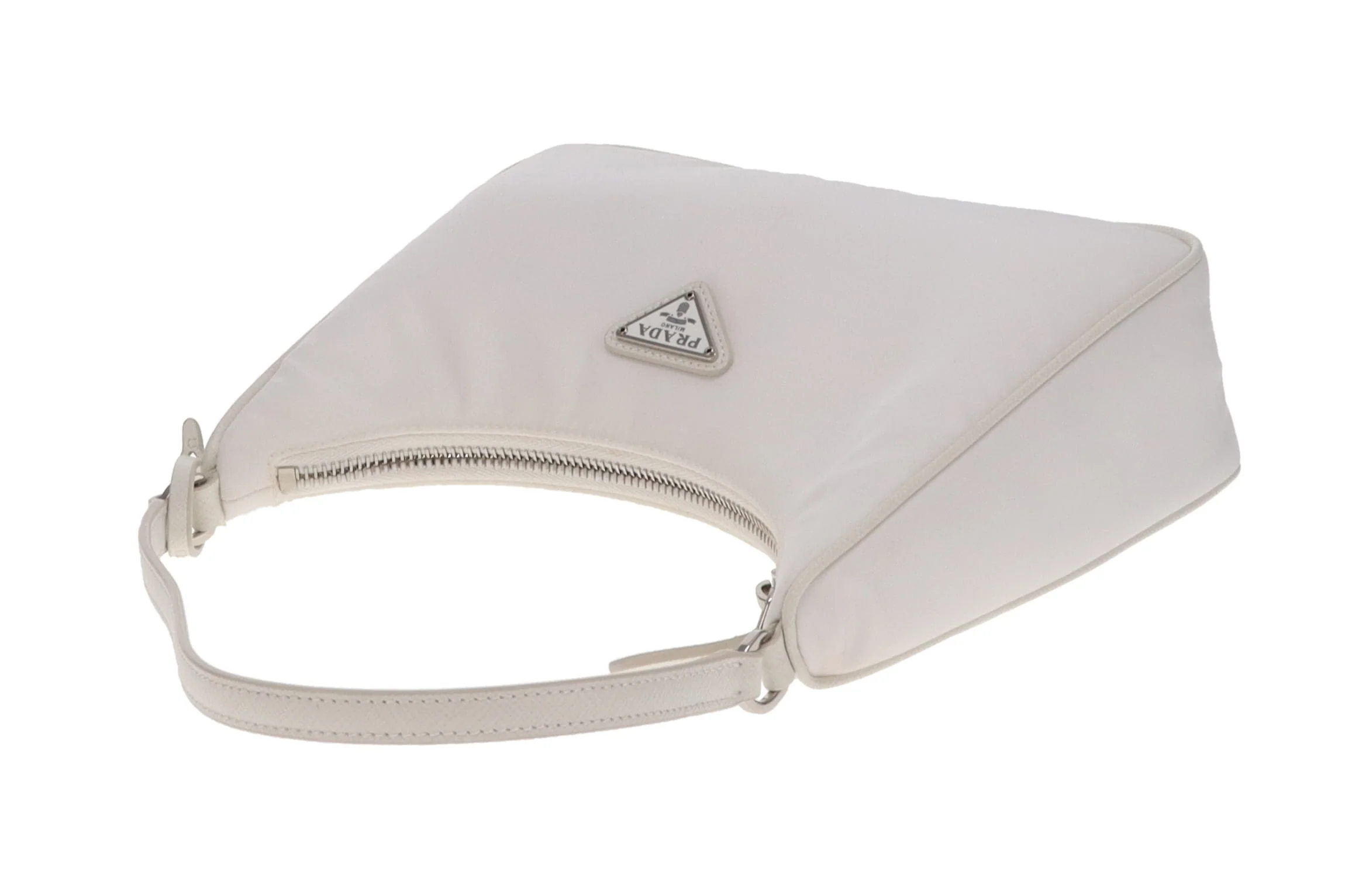 Prada Re-Edition 2005 White Nylon and Saffiano - Image 12