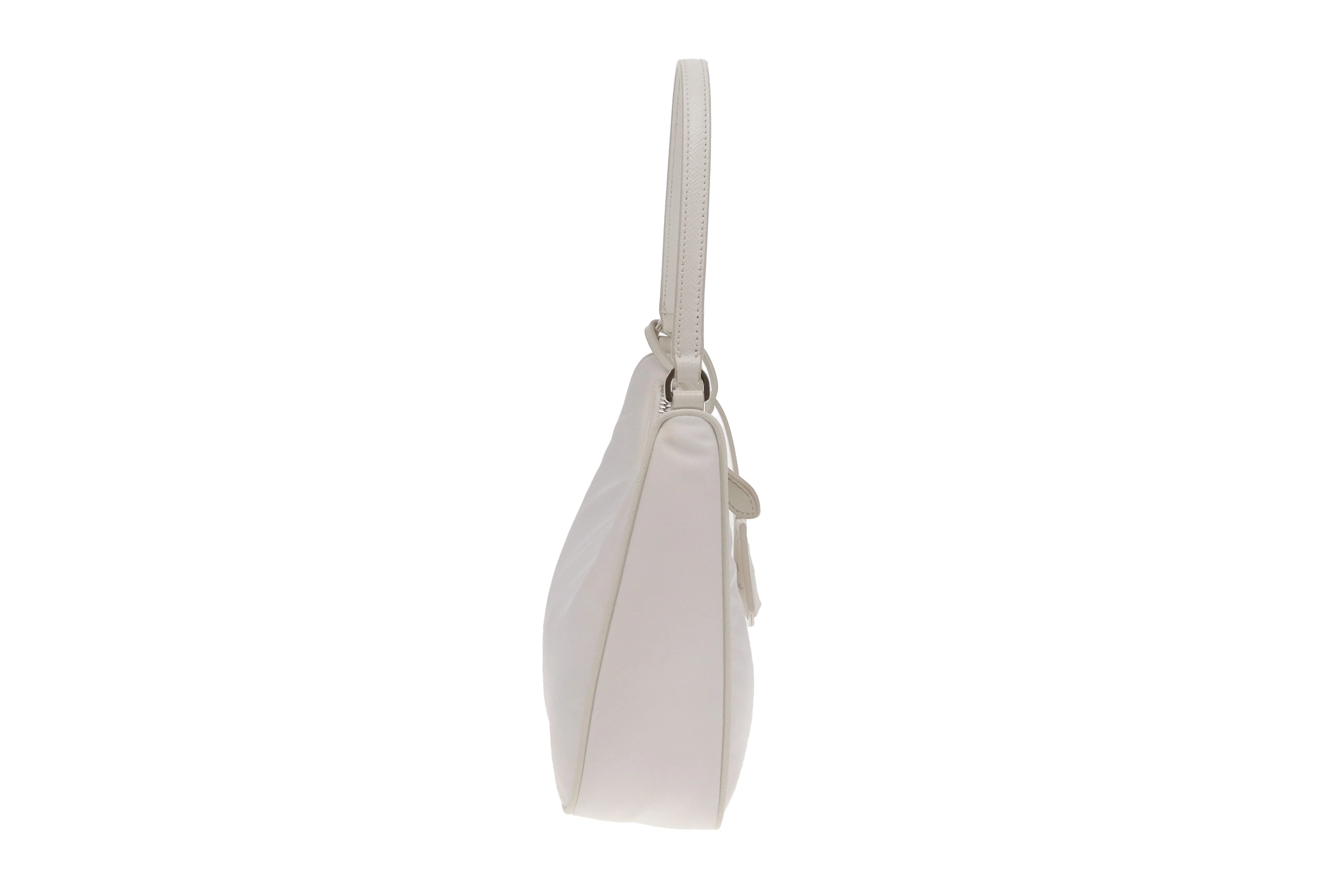 Prada Re-Edition 2005 White Nylon and Saffiano - Image 4