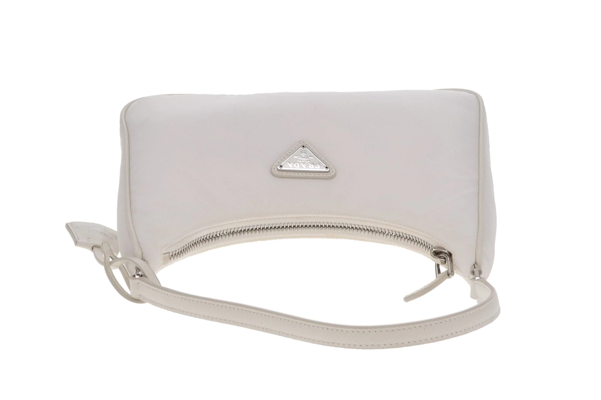 Prada Re-Edition 2005 White Nylon and Saffiano - Image 7