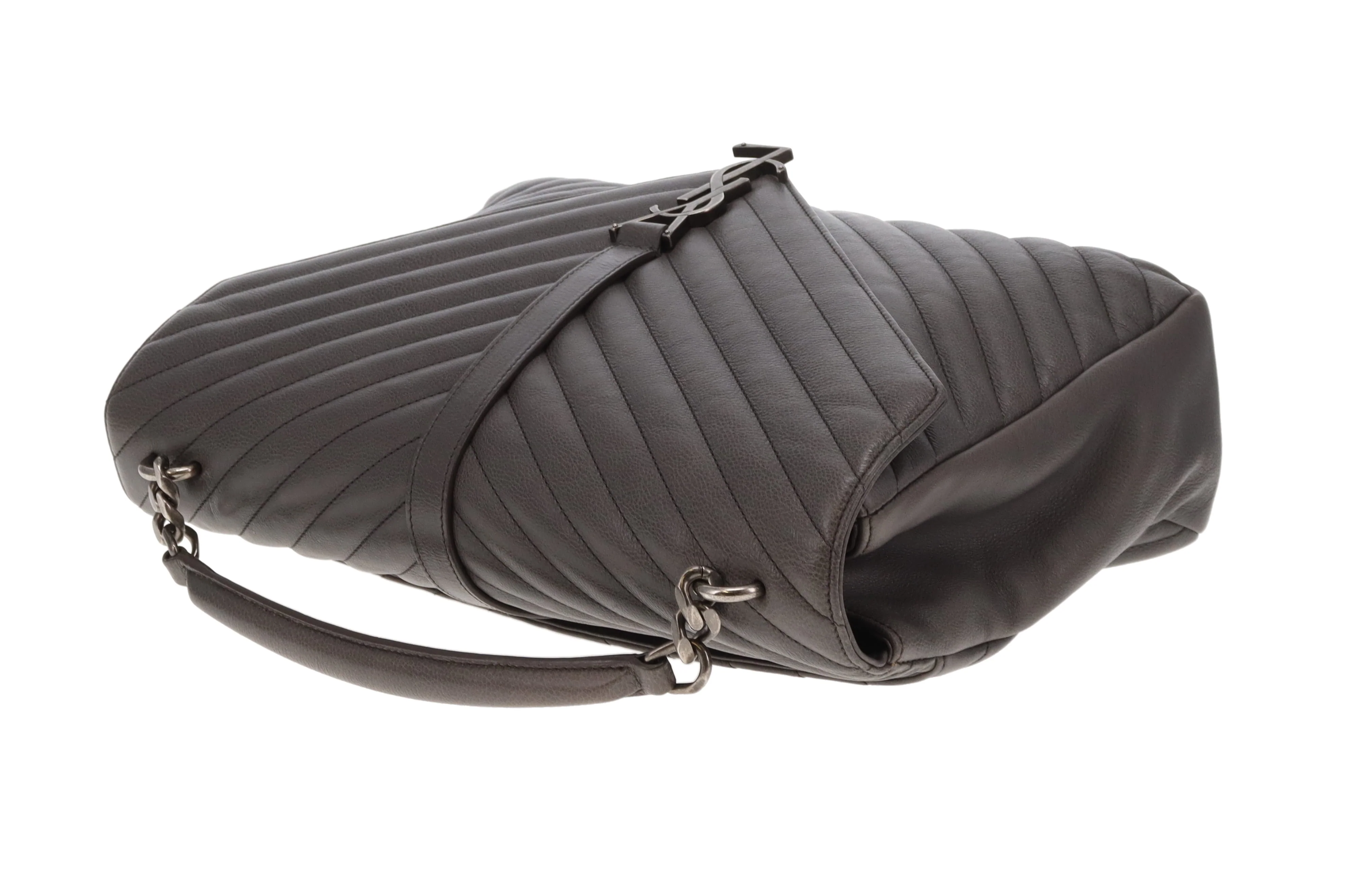 Saint Laurent College Bag Large Grey 2015 - Image 13