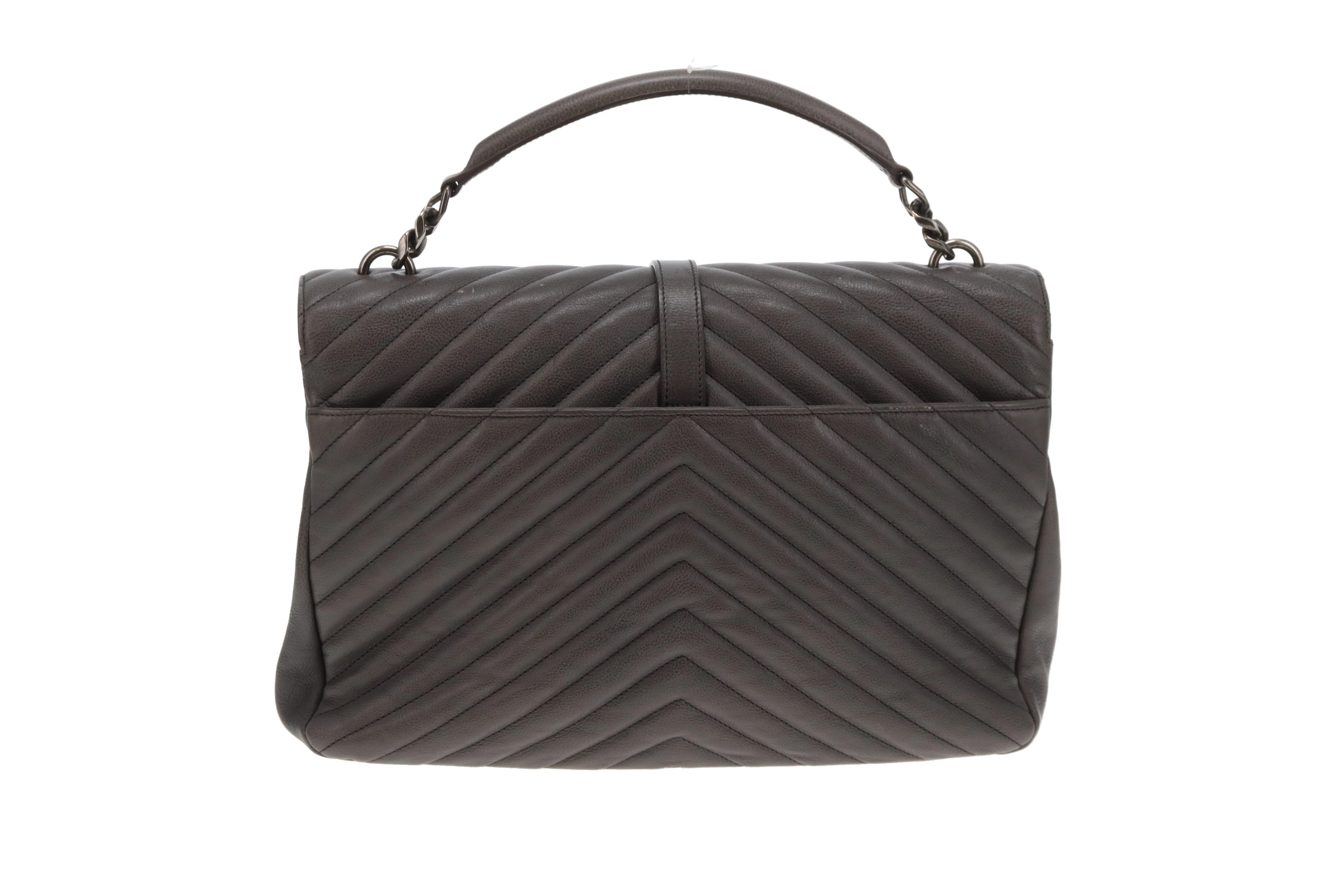 Saint Laurent College Bag Large Grey 2015 - Image 7