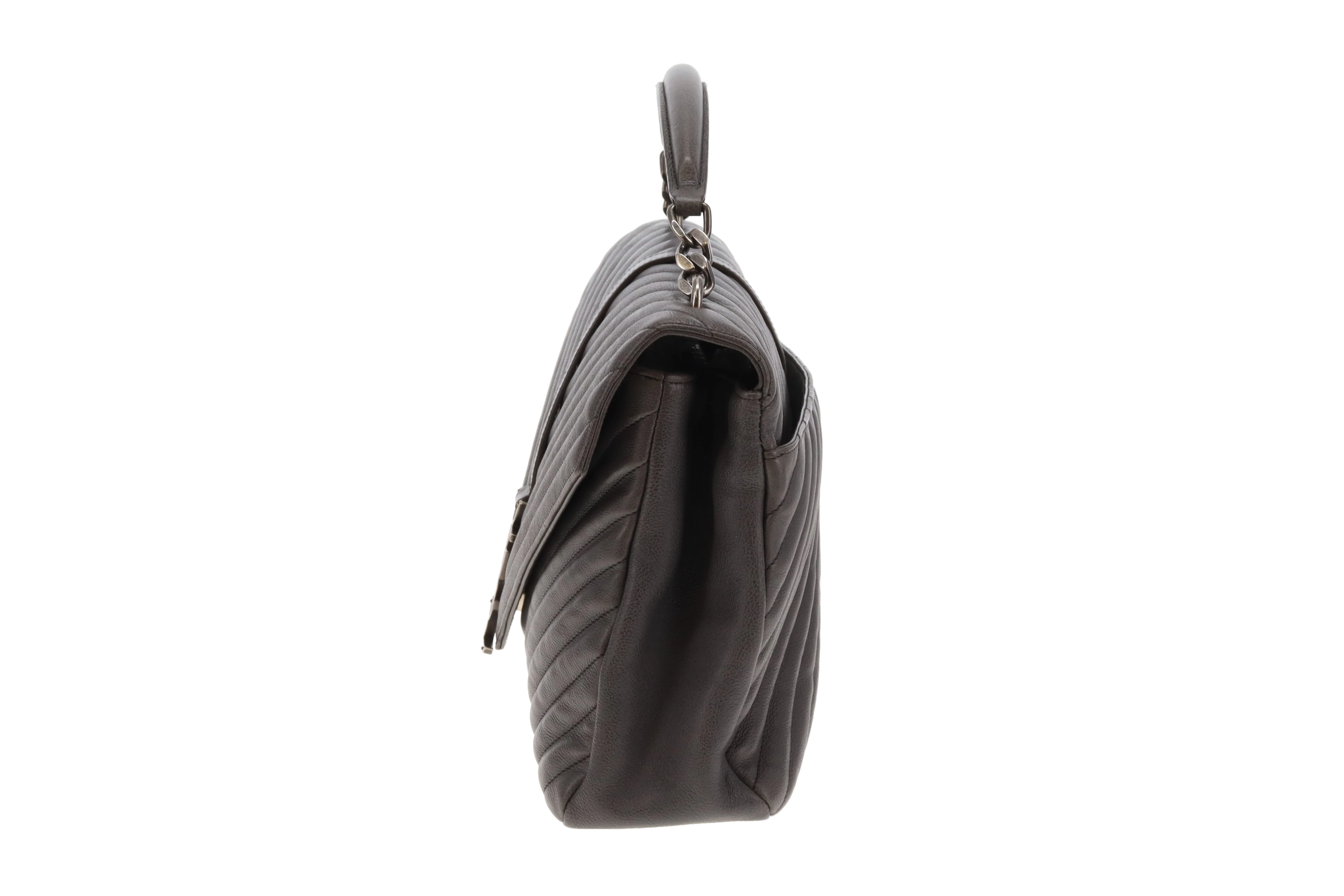 Saint Laurent College Bag Large Grey 2015 - Image 8