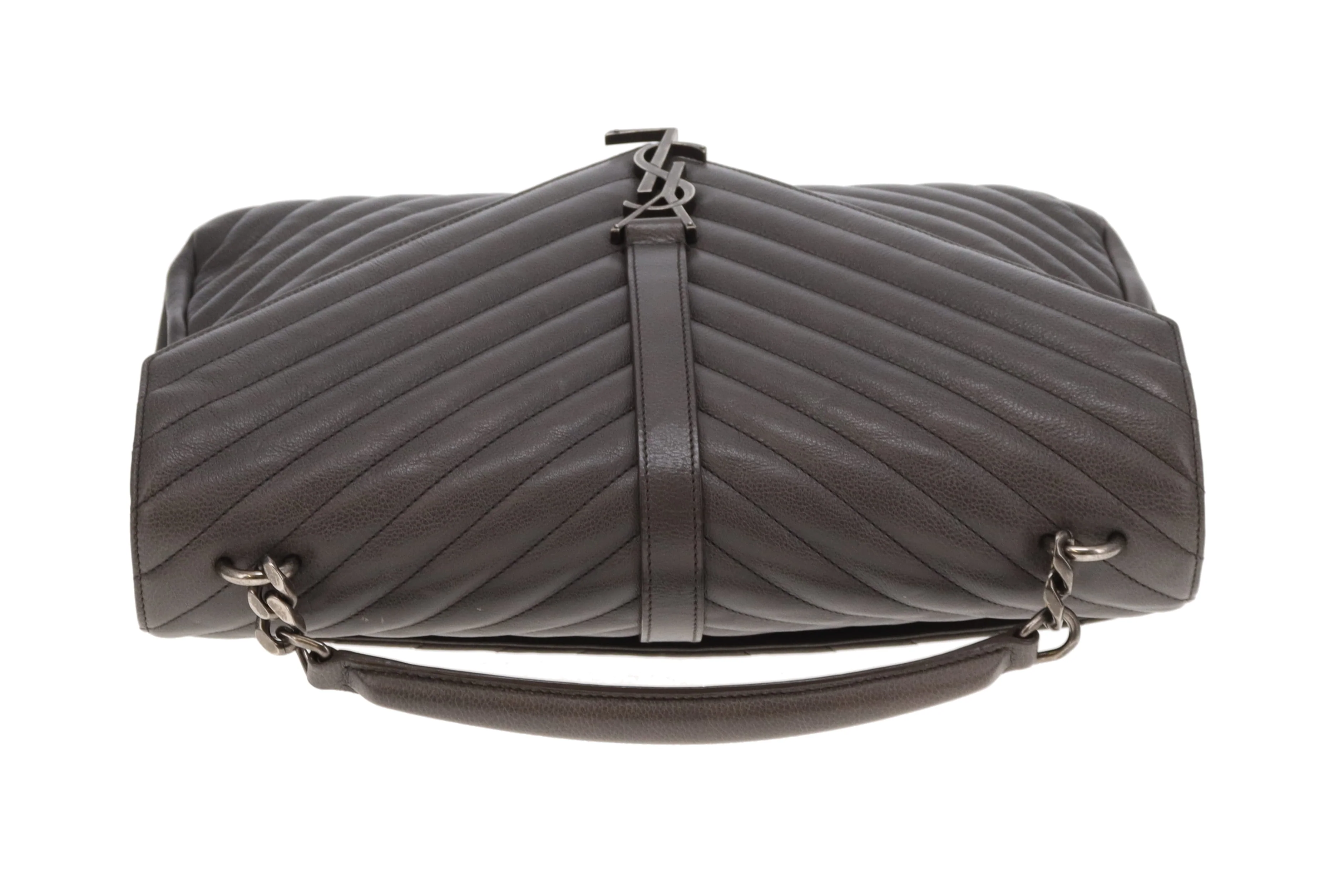 Saint Laurent College Bag Large Grey 2015 - Image 9