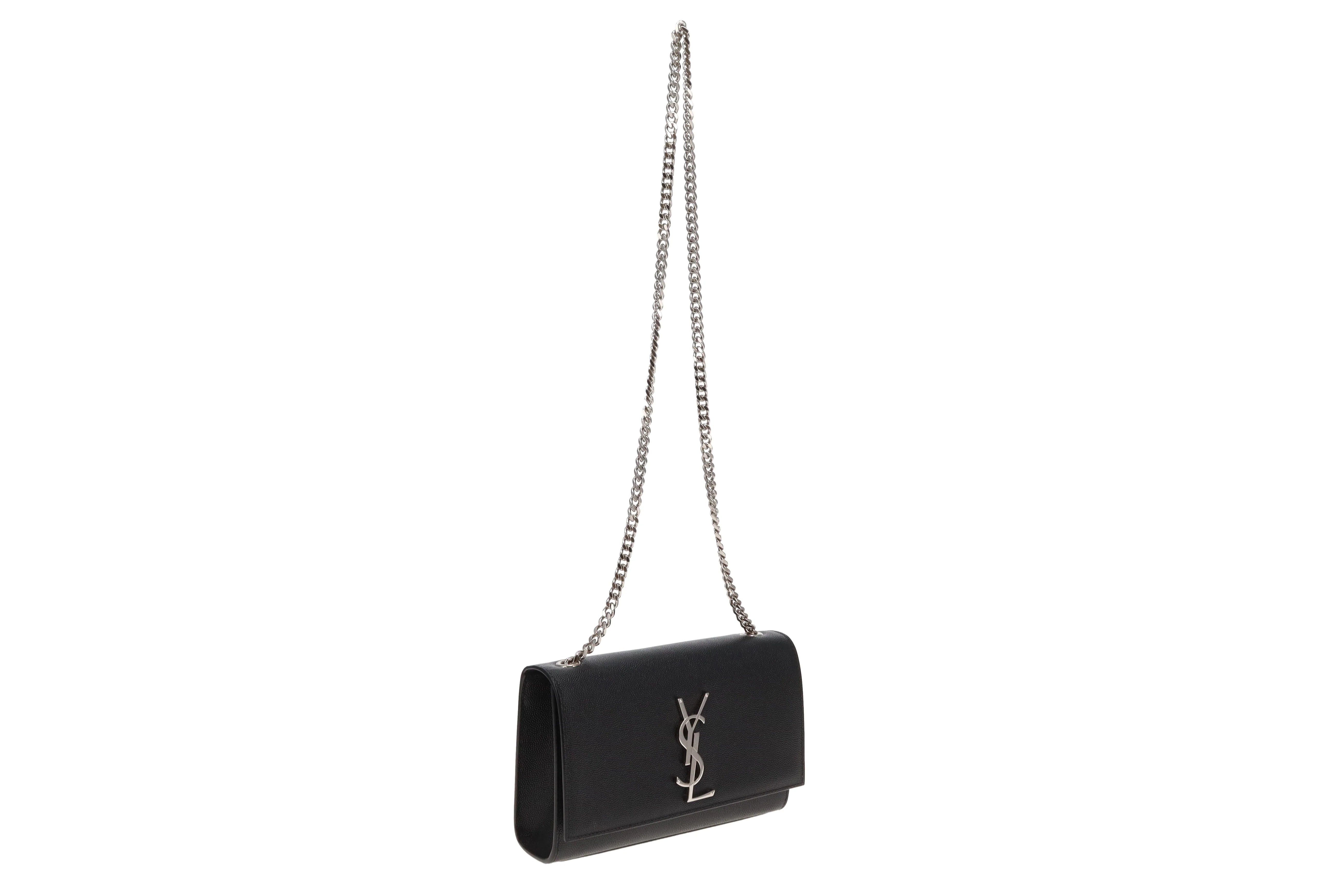 Saint Laurent Kate Small Black SHW 2024 - Image 13