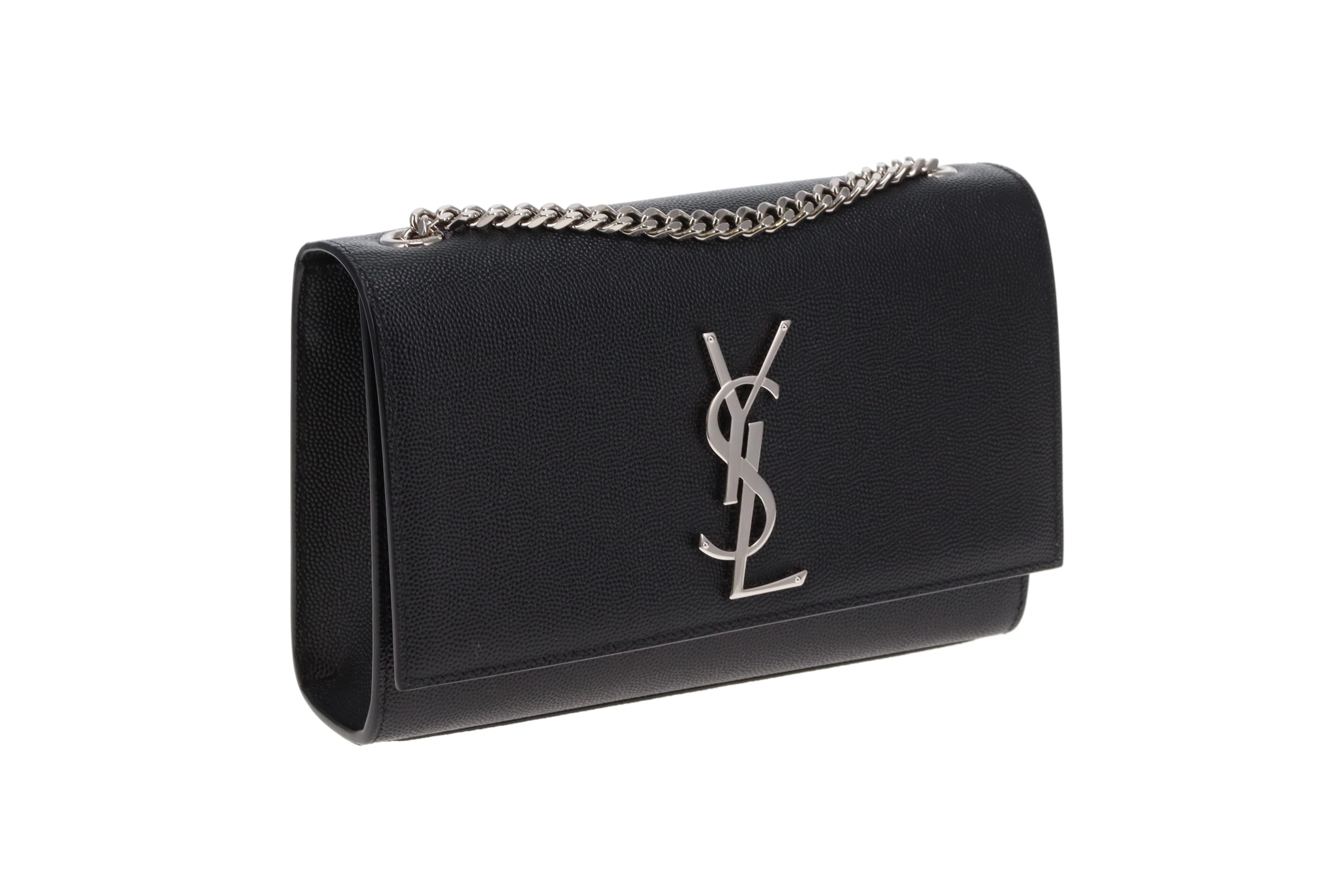 Saint Laurent Kate Small Black SHW 2024 - Image 4