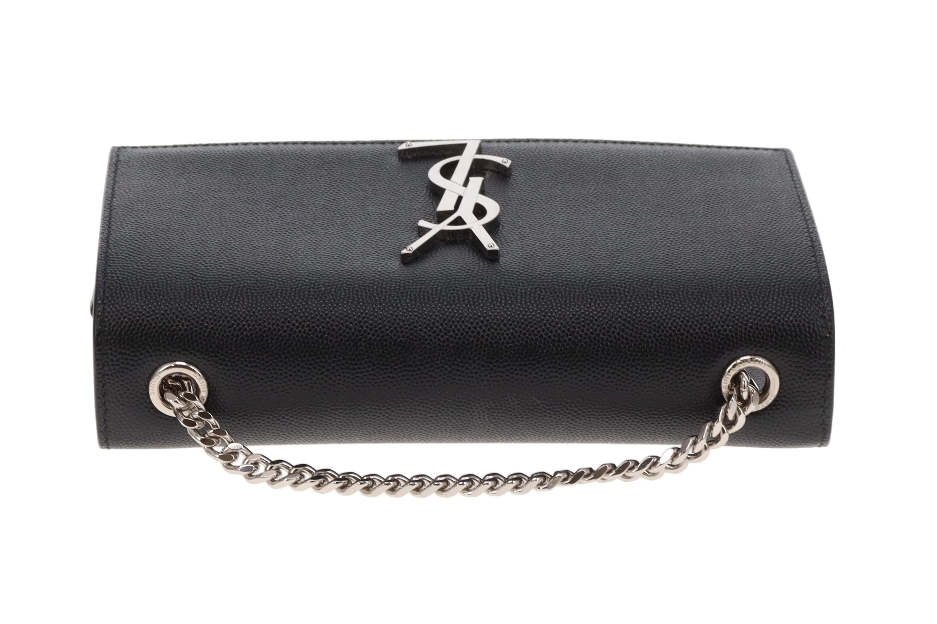 Saint Laurent Kate Small Black SHW 2024 - Image 8
