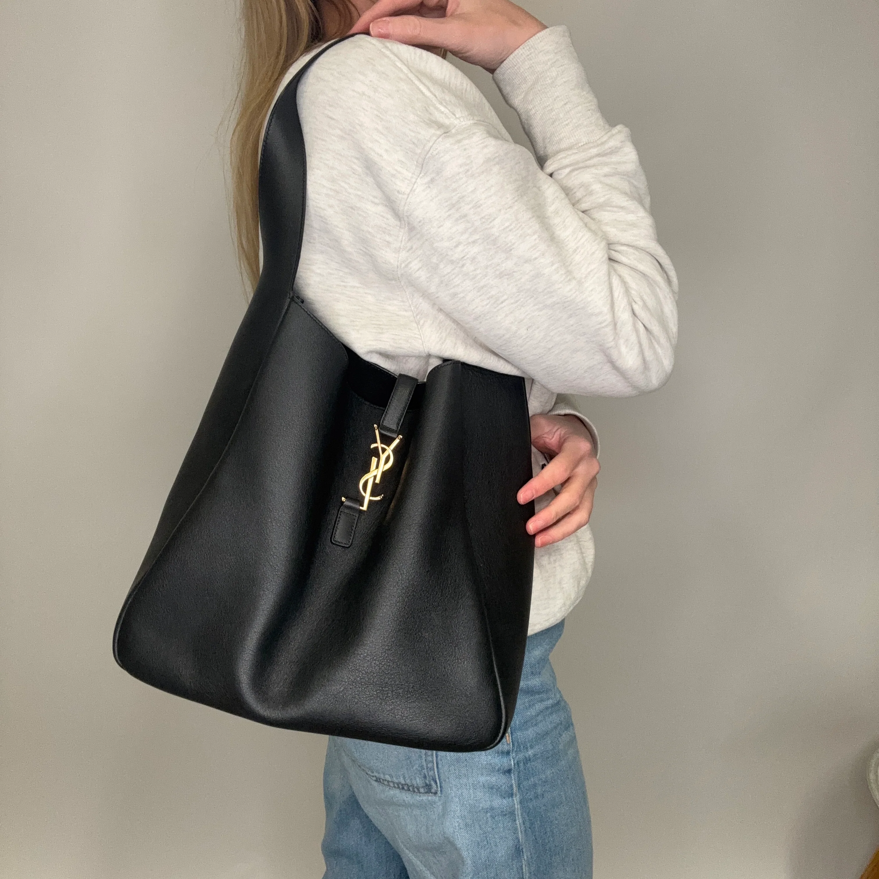 Saint Laurent Le 5 A 7 Supple Large Black 2024 - Image 2