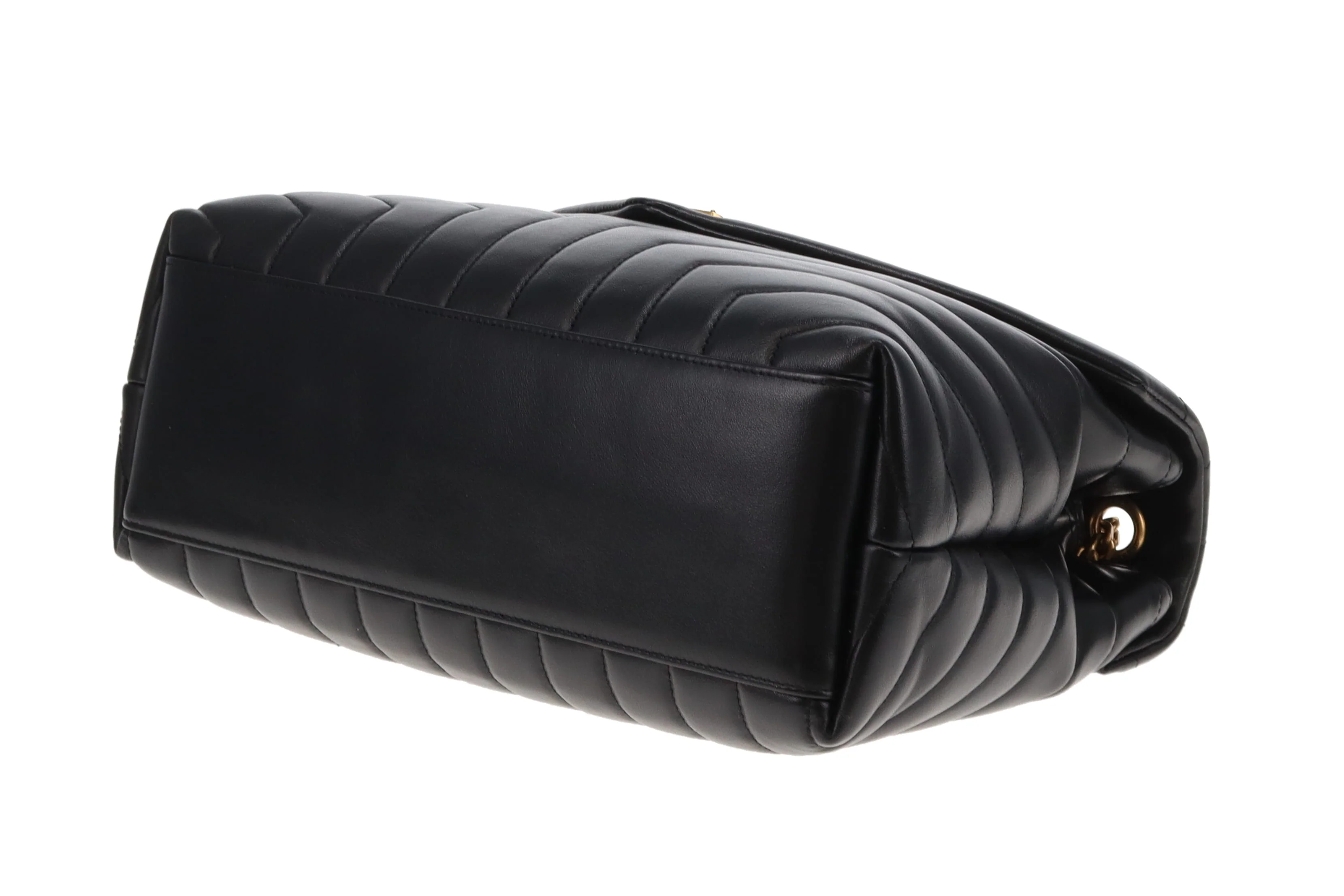 Saint Laurent Loulou Med Black GHW 2019 - Image 11