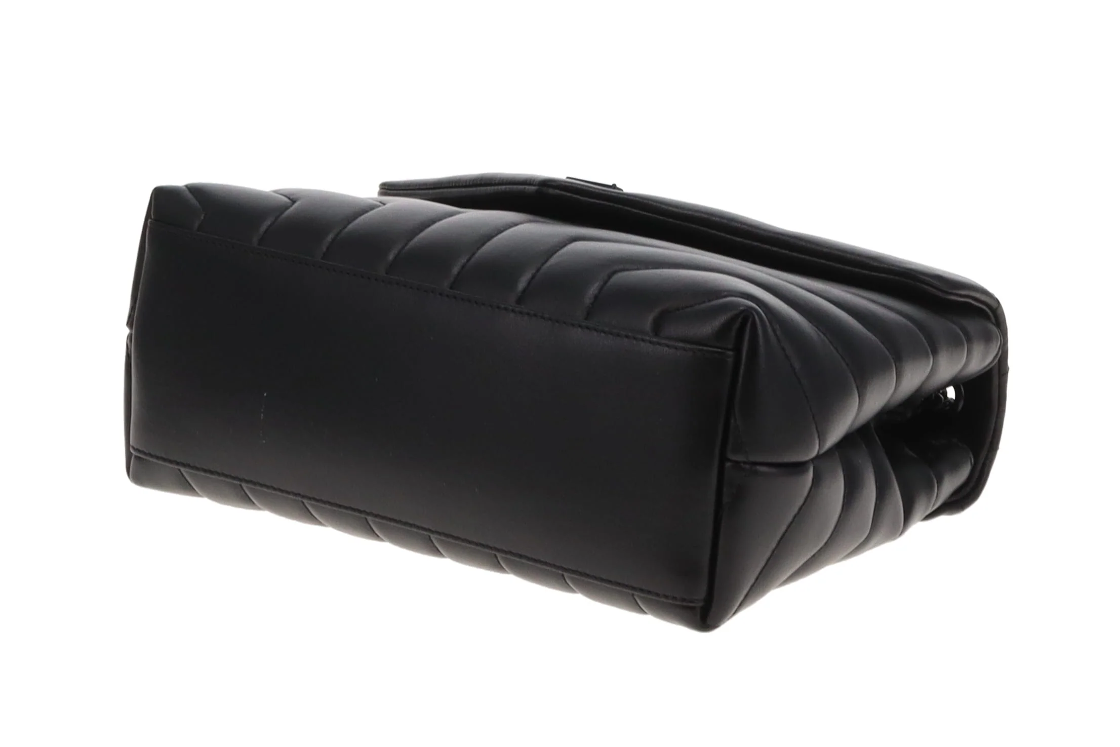 Saint Laurent Loulou Small Black on Black 2023 - Image 11