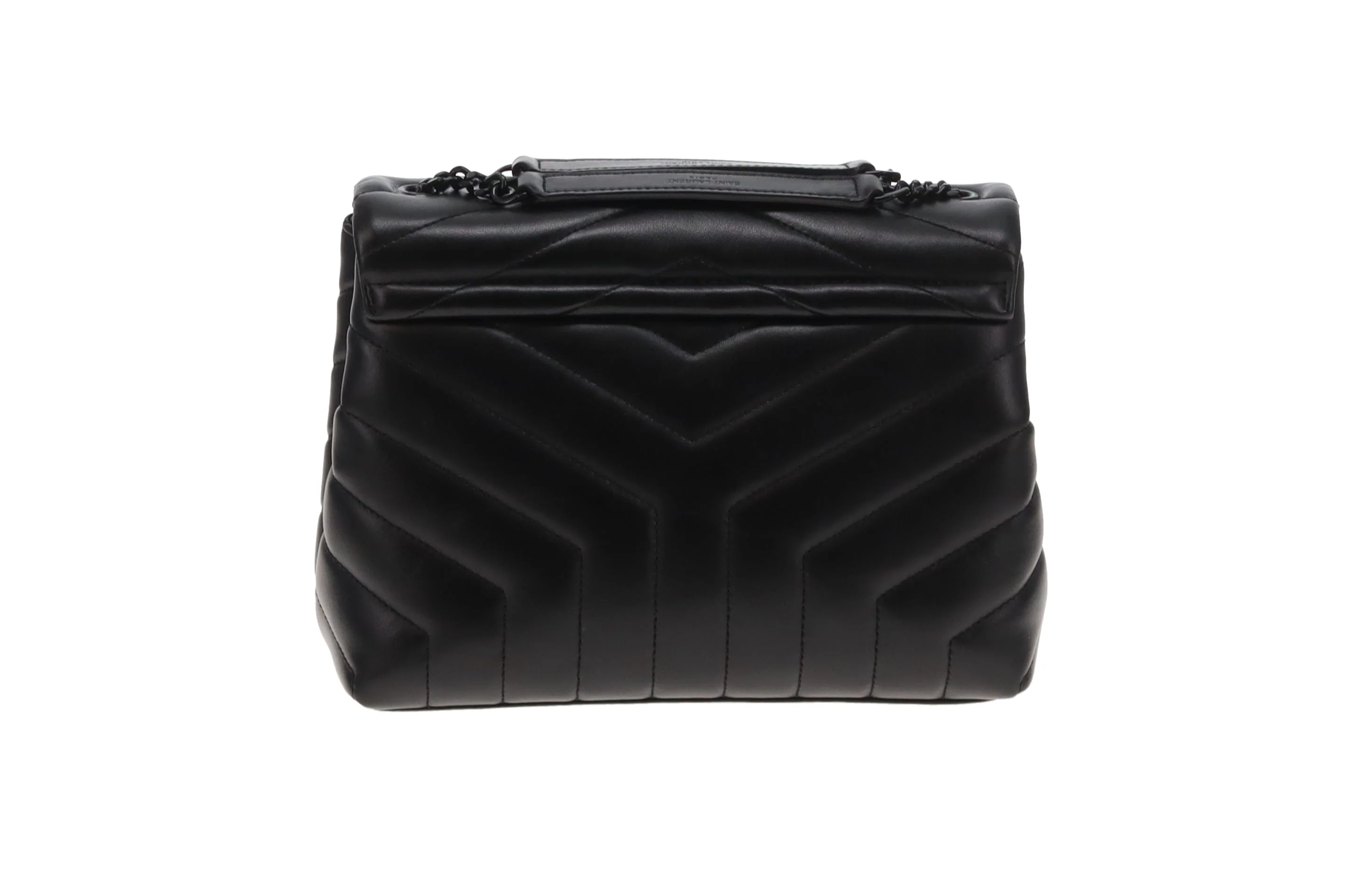 Saint Laurent Loulou Small Black on Black 2023 - Image 7
