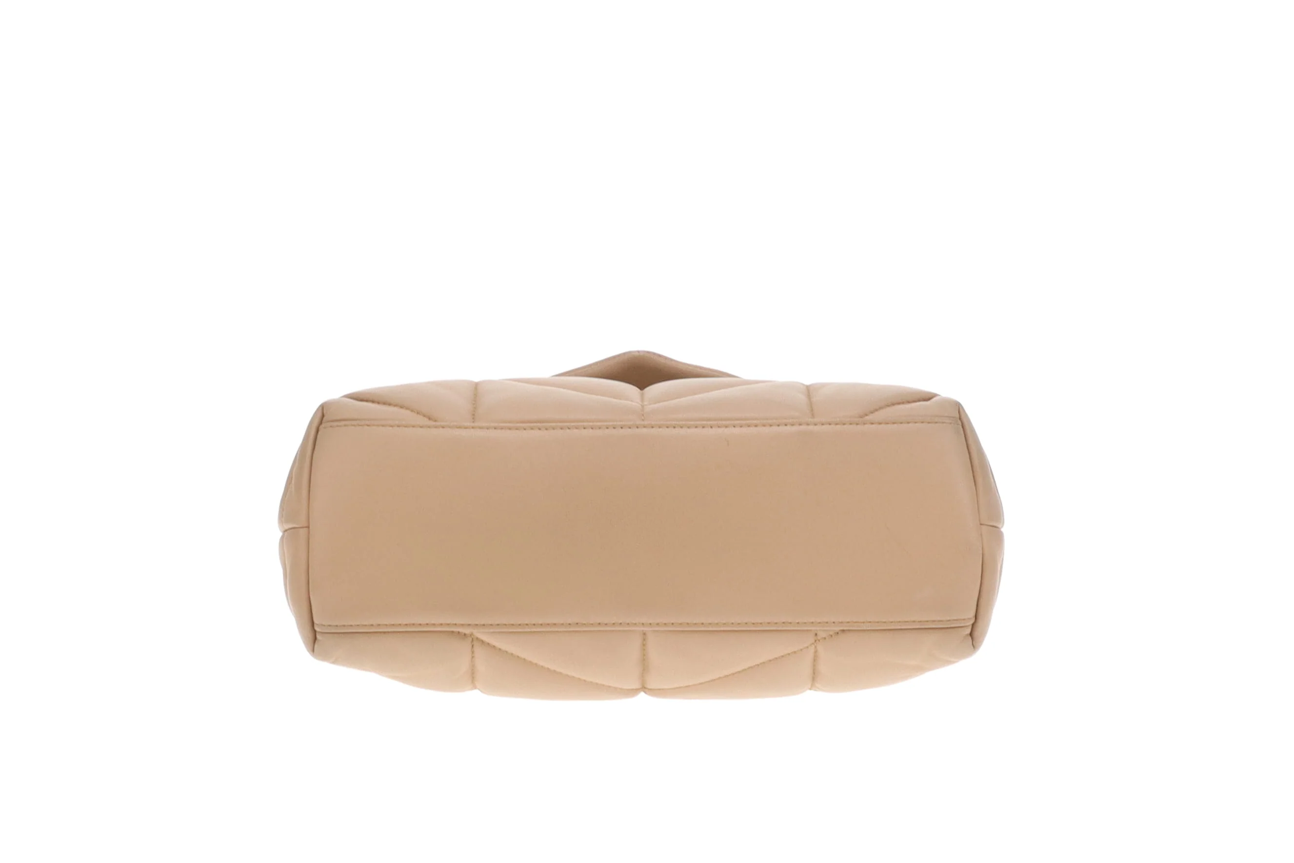 Saint Laurent Puffer Small Beige GHW 2021 - Image 8