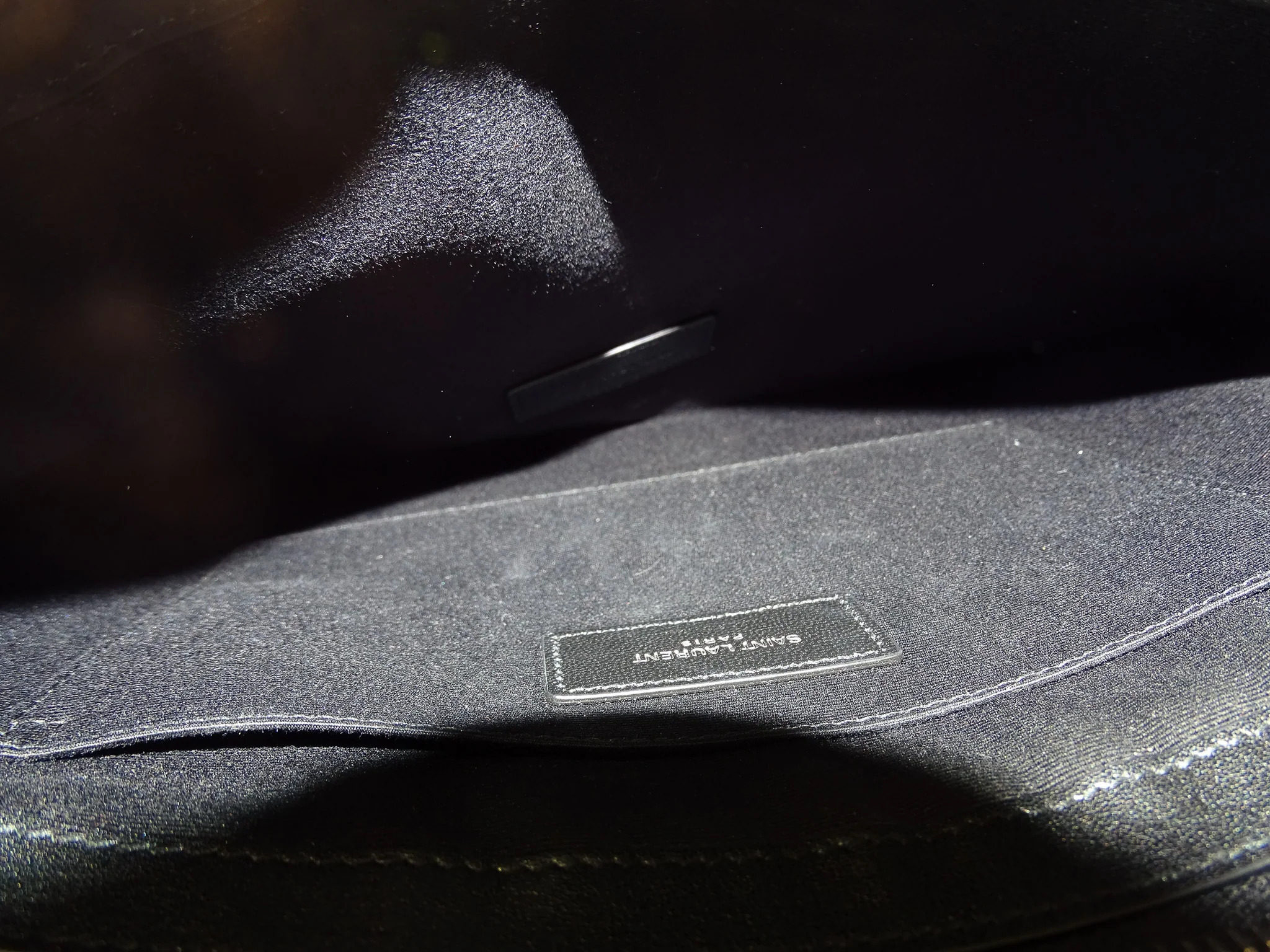 Saint Laurent Rive Gauche Raffia Pouch - Image 10