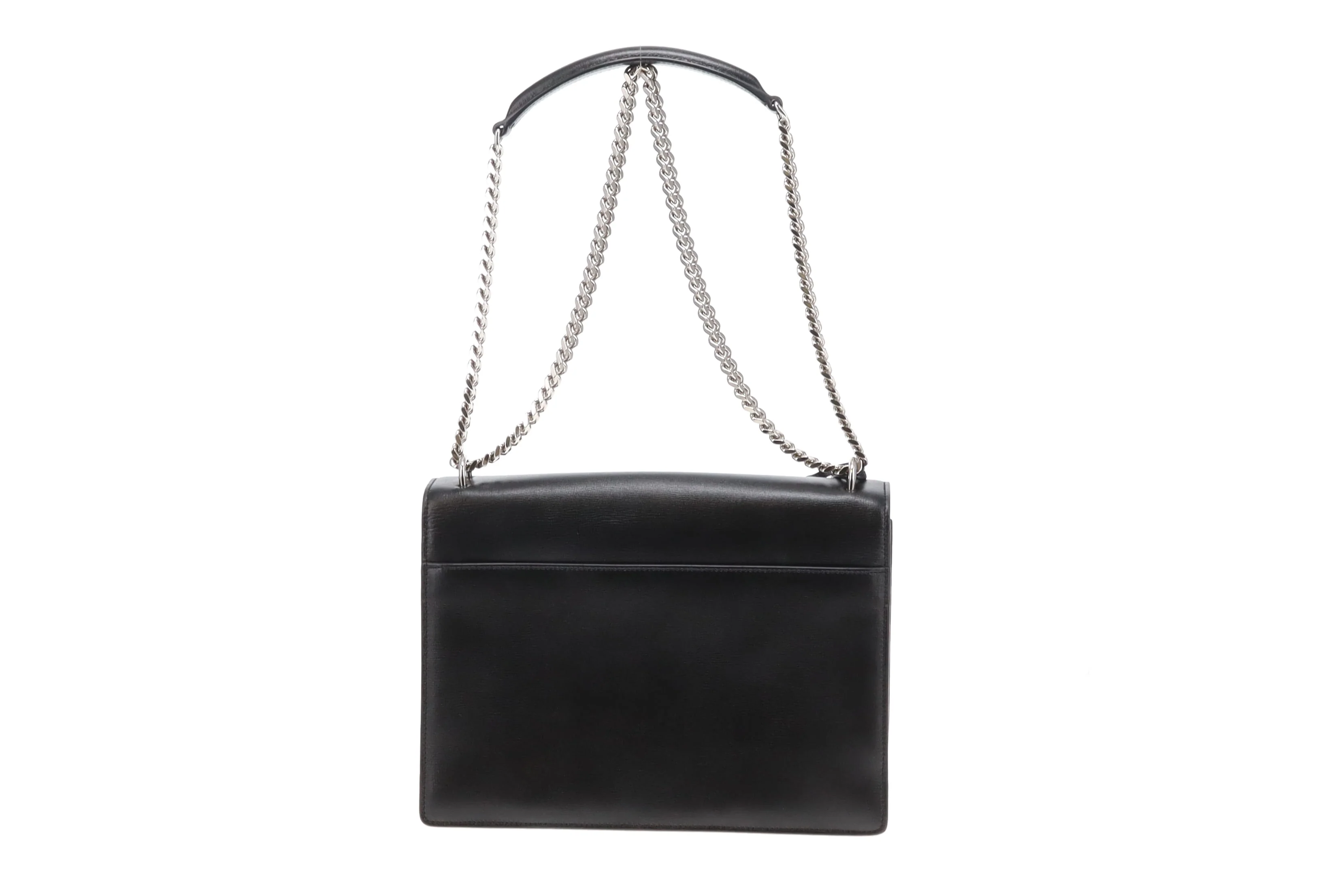 Saint Laurent Sunset Large Black Leather SHW - Image 5
