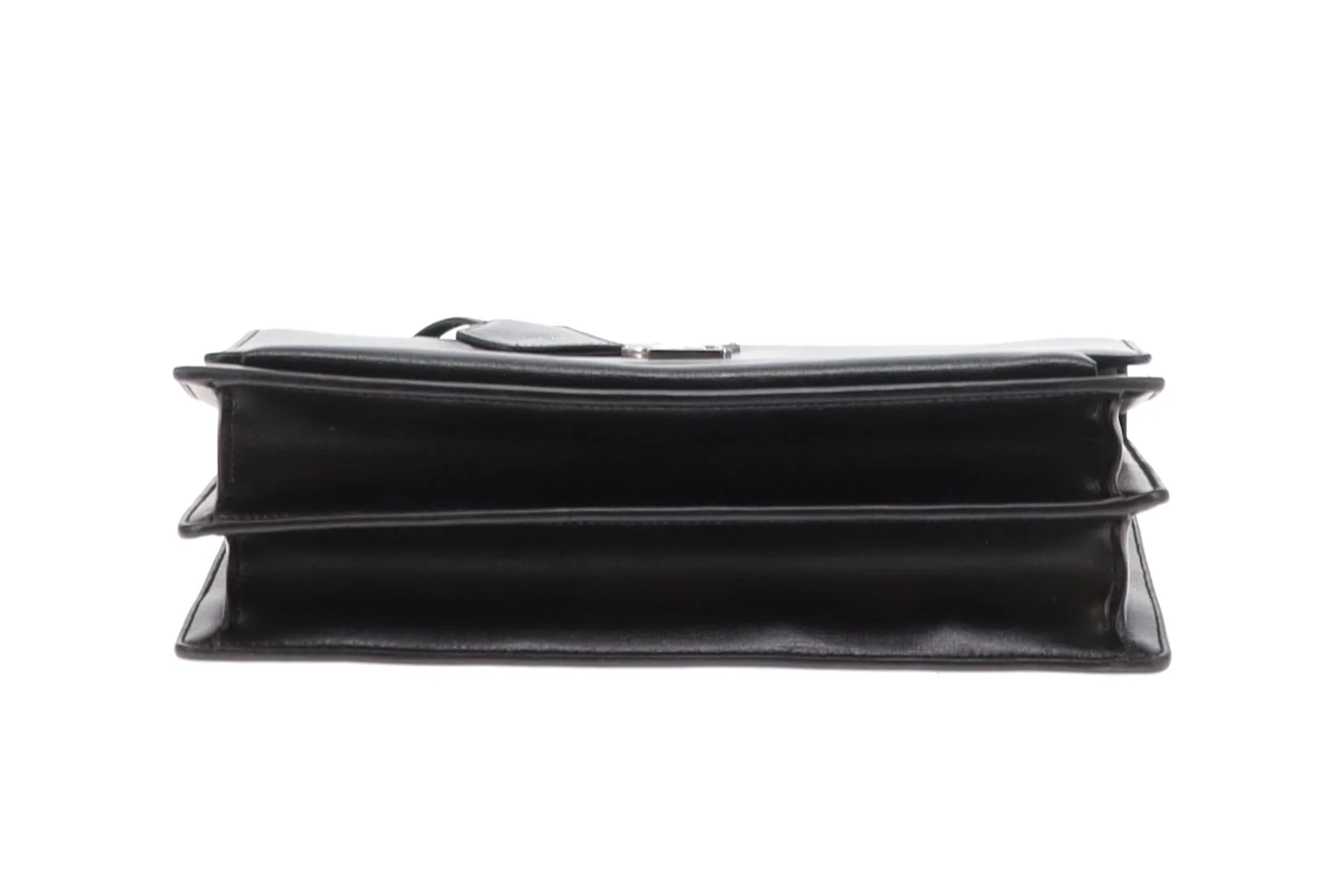 Saint Laurent Sunset Large Black Leather SHW - Image 7