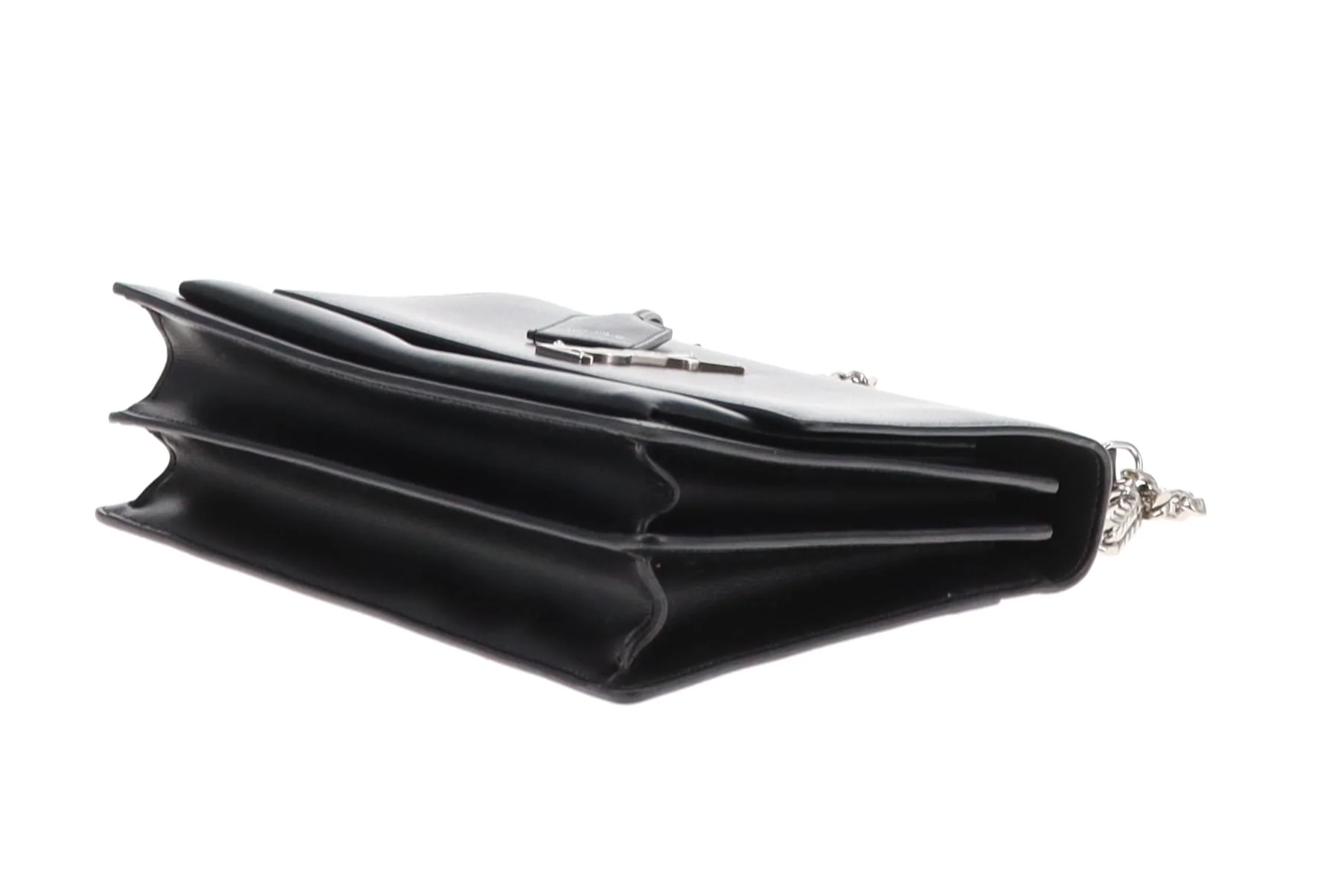 Saint Laurent Sunset Large Black Leather SHW - Image 9