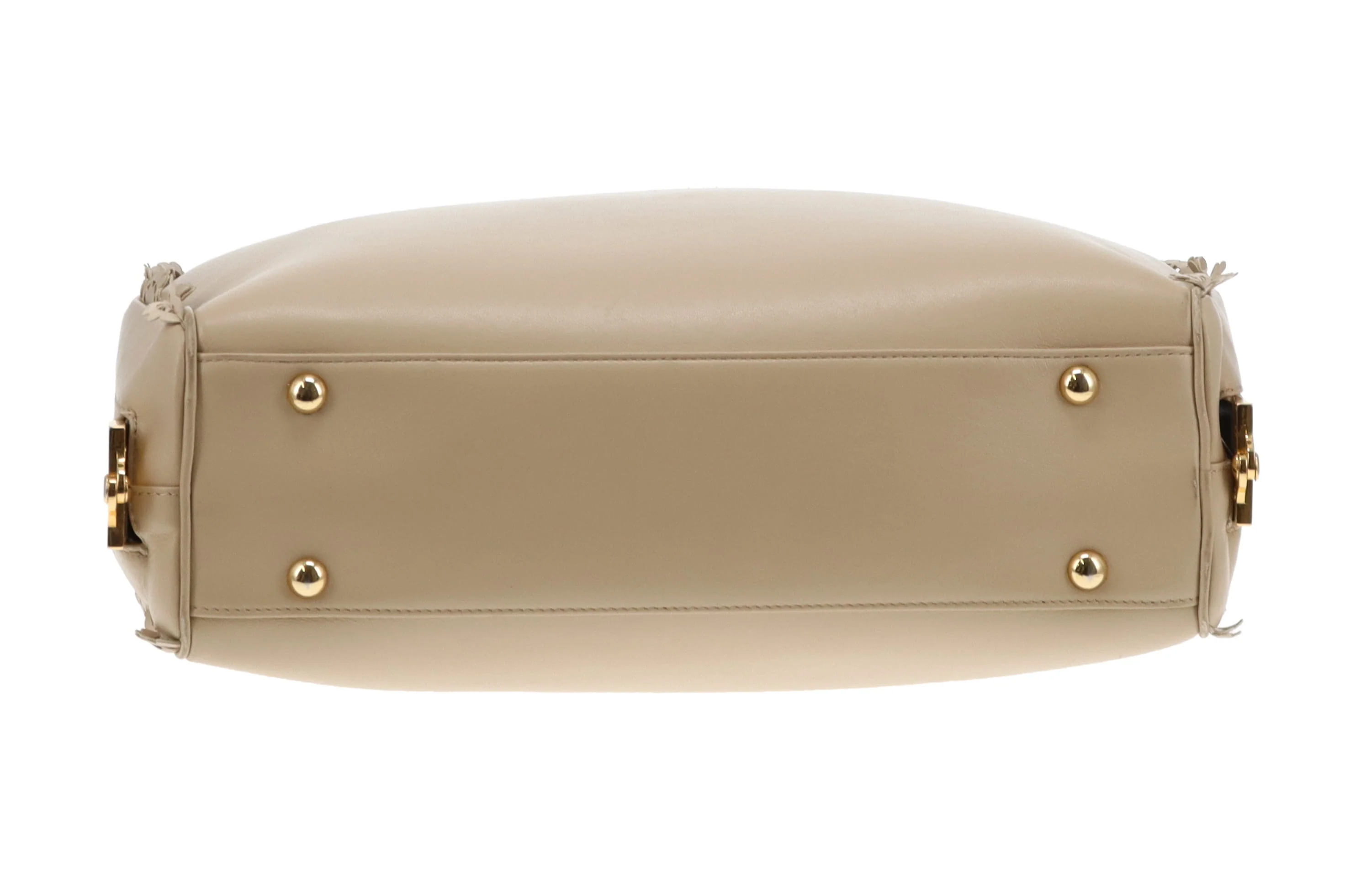Simone Rocha Scallop Trim Frame Tote Nude - Image 12