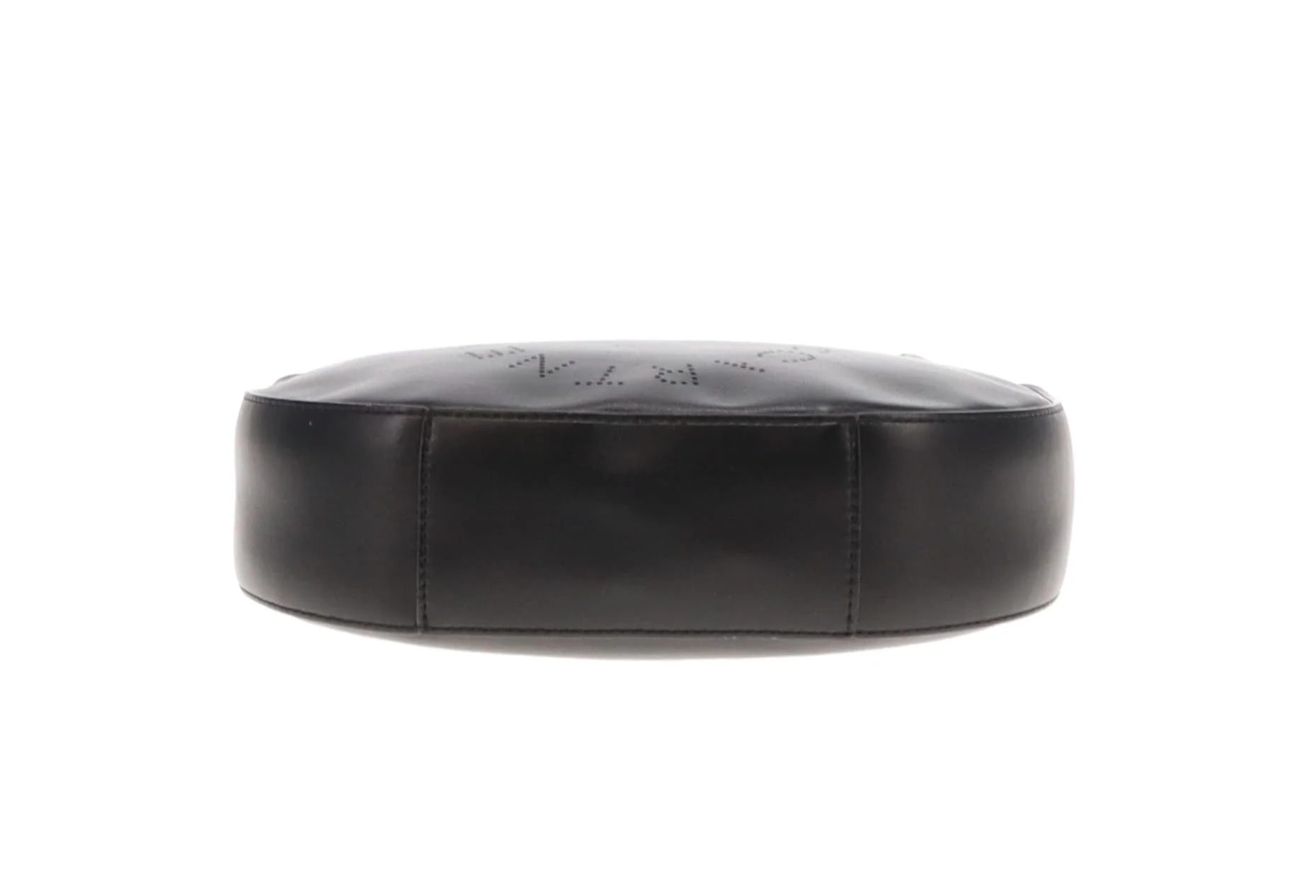 Stella McCartney Black Faux Leather Logo Hobo Shoulder bag - Image 7