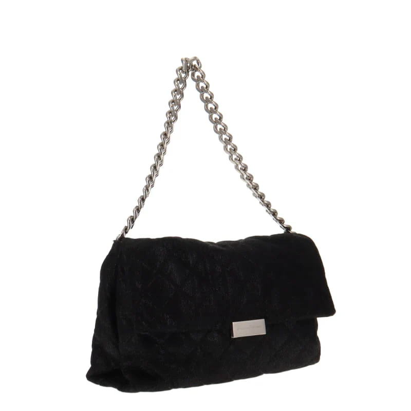 Stella McCartney Black Soft Beckett Small Quilted Shoulder Bag - Image 3