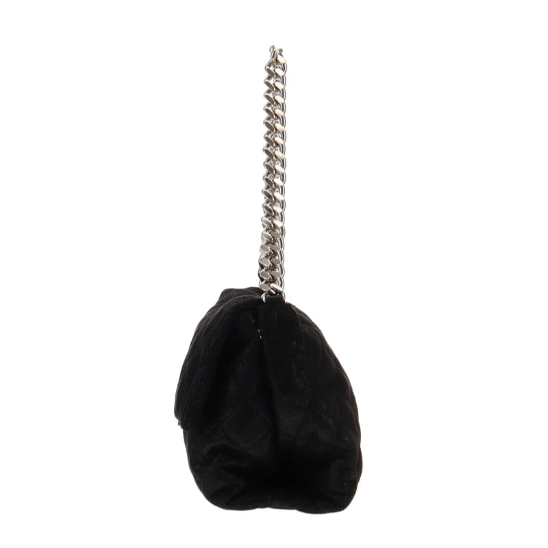 Stella McCartney Black Soft Beckett Small Quilted Shoulder Bag - Image 6