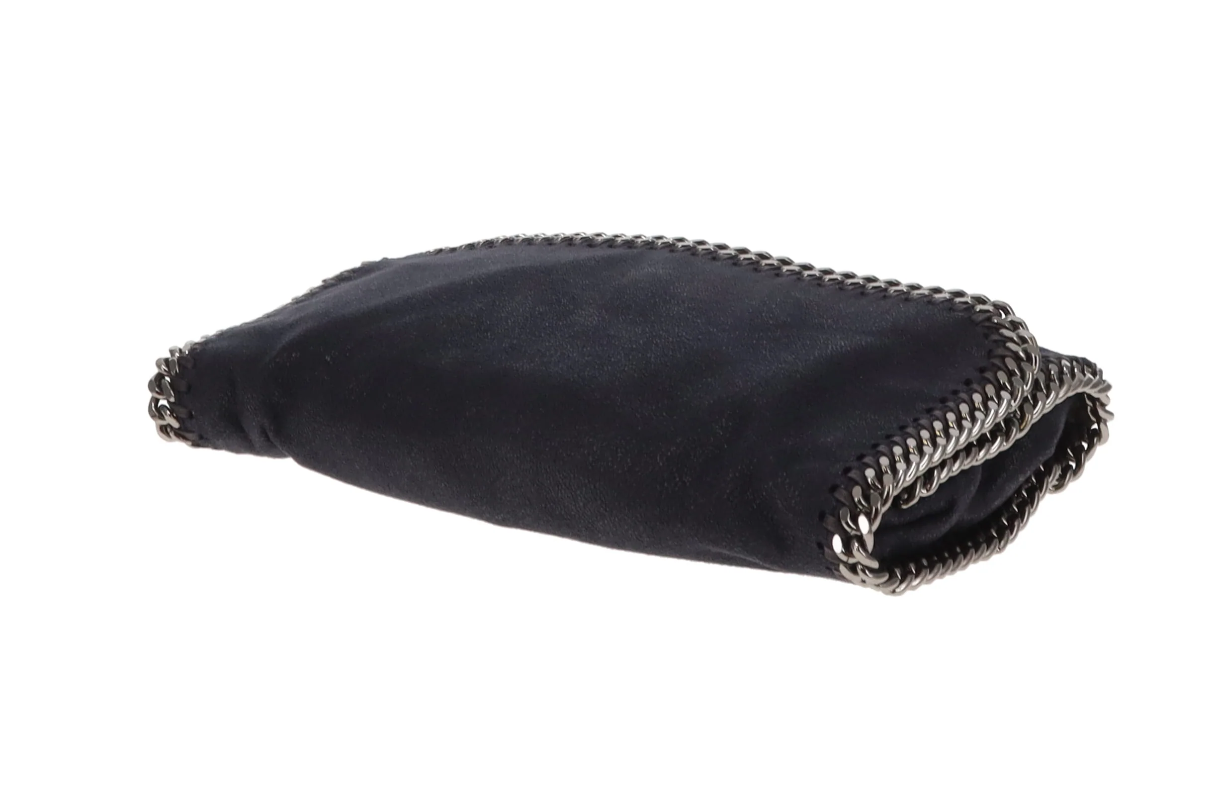 Stella McCartney Falabella Flap Shoulder Bag Navy SHW - Image 11